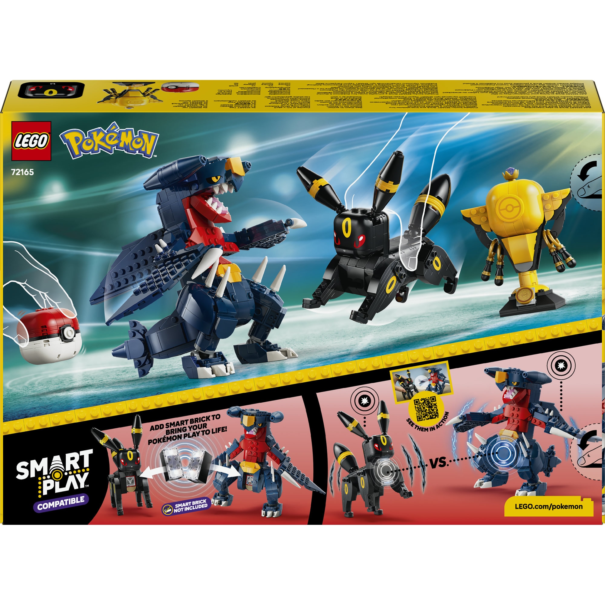 LEGO® Konstruktionsspielsteine »SMART Play: Nachtaras und Knakracks Duell um die Meisterschaft (72165)« LEGO Pokémon; Mit SMART Brick kombatibel (nicht enthalten)
