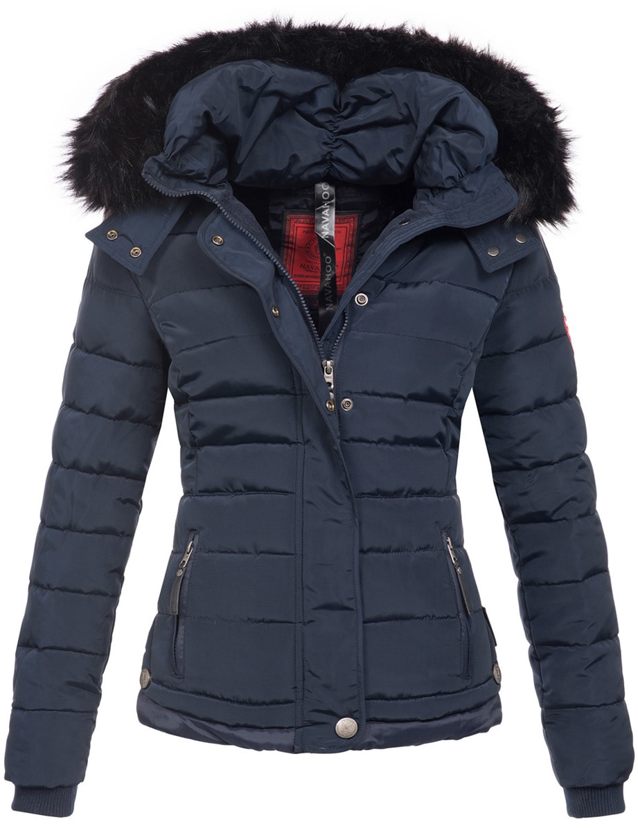 Winterjacke »Navahoo Chloe warme Damen Winter Jacke Parka Mantel Stepp Kurzjacke...