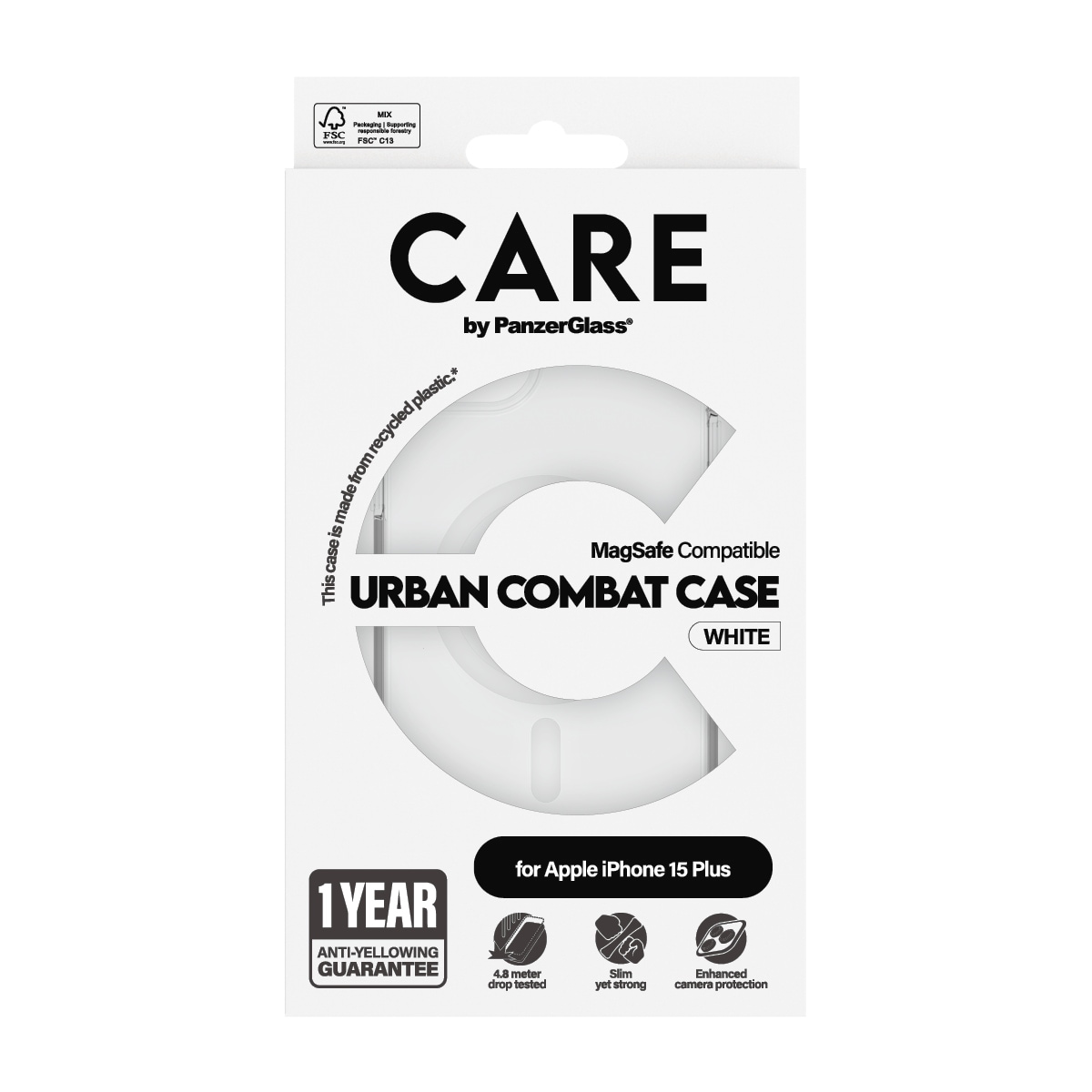 CARE by PanzerGlass Handyhülle »Urban Combat Case mit MagSafe für Apple iPhone 15 Plus« Smartphones Backcover, Schutzhülle, Handyschutzhülle, Case, Schutzcase, stoßfest