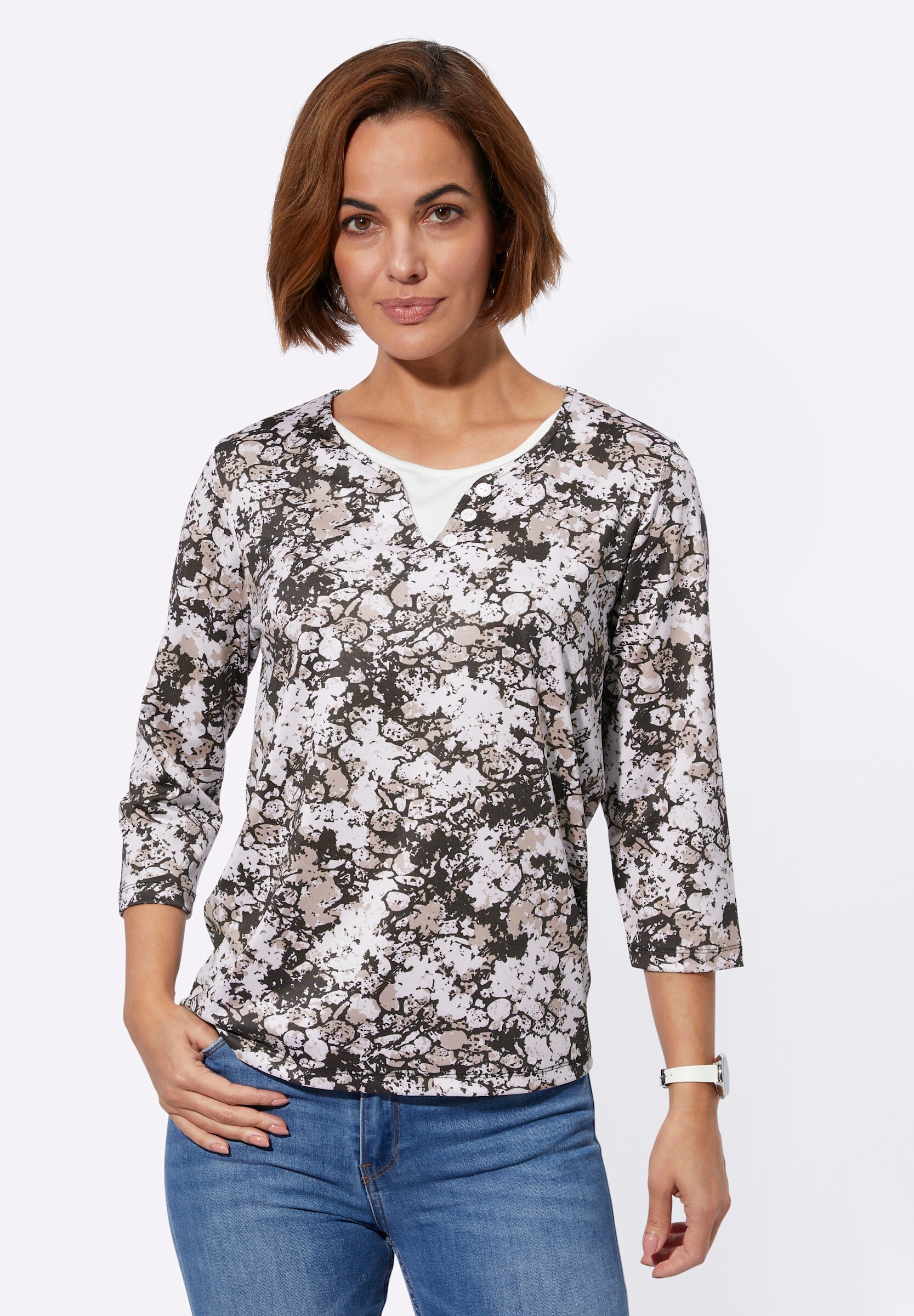 Witt 2-in-1-Shirt »Shirt 2-in-1-Shirt in formstabiler Jersey-Qualität«