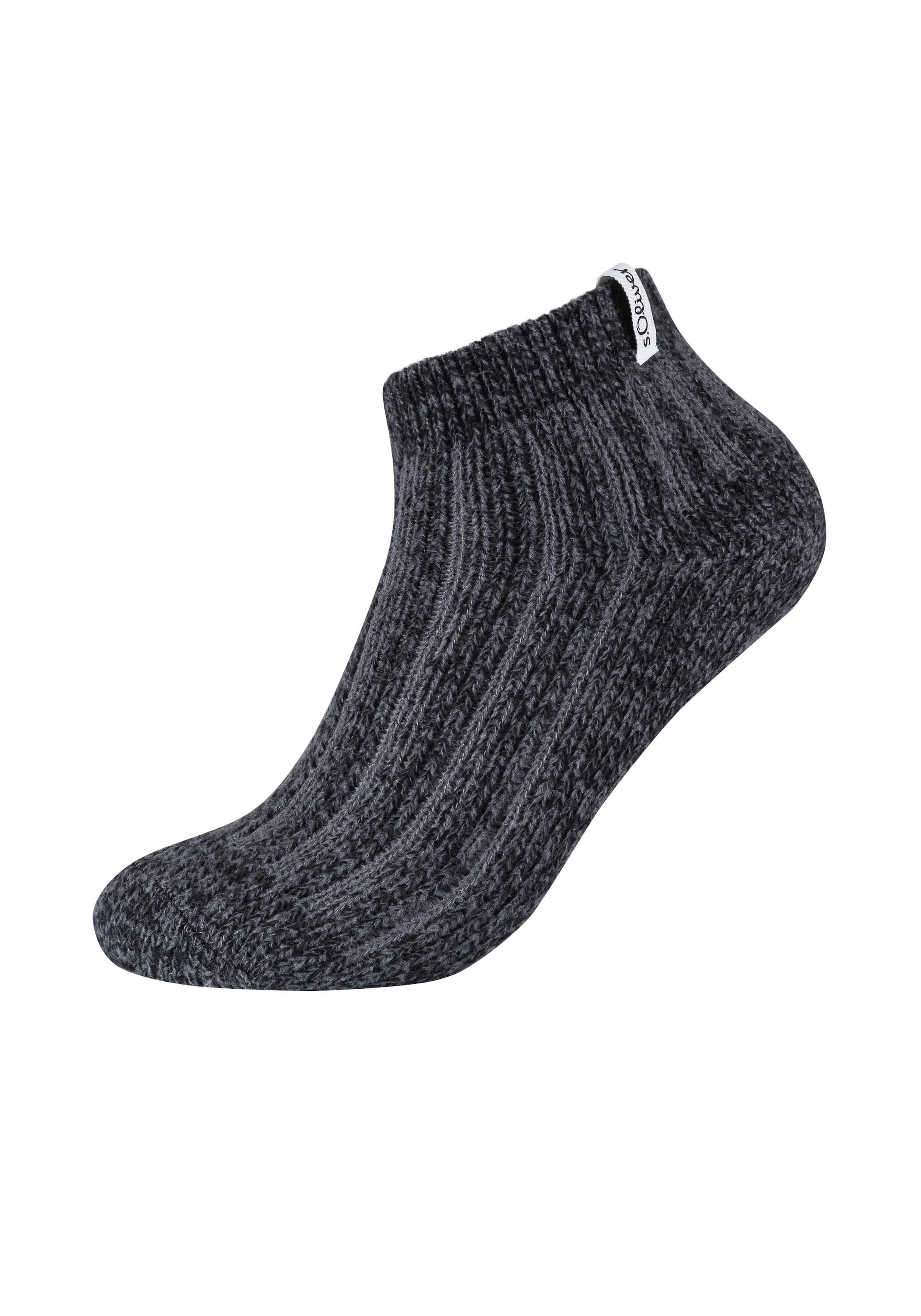 s.Oliver Sneakersocken »warm & cozy« 4 Paar tlg. mit elastischem Bund