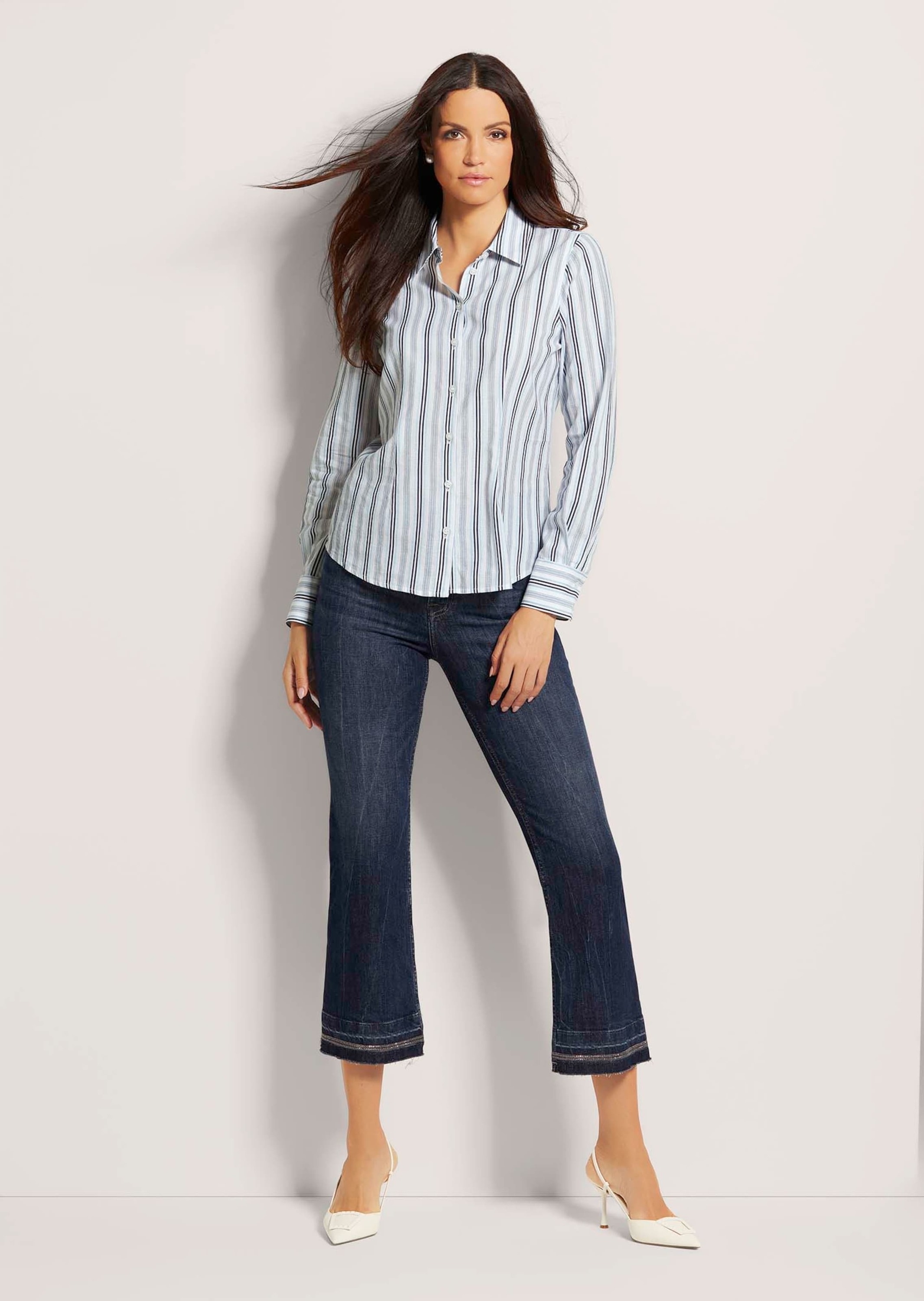 MADELEINE Hemdbluse »Bluse Klassische Streifenbluse«