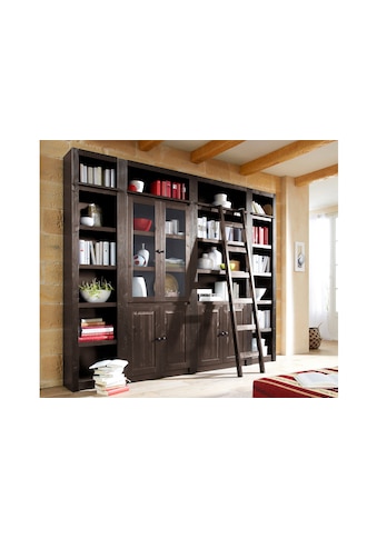 Home affaire Bücherwand »Bergen«, aus massivem schönen Kiefernholz, Breite 255 cm kaufen
