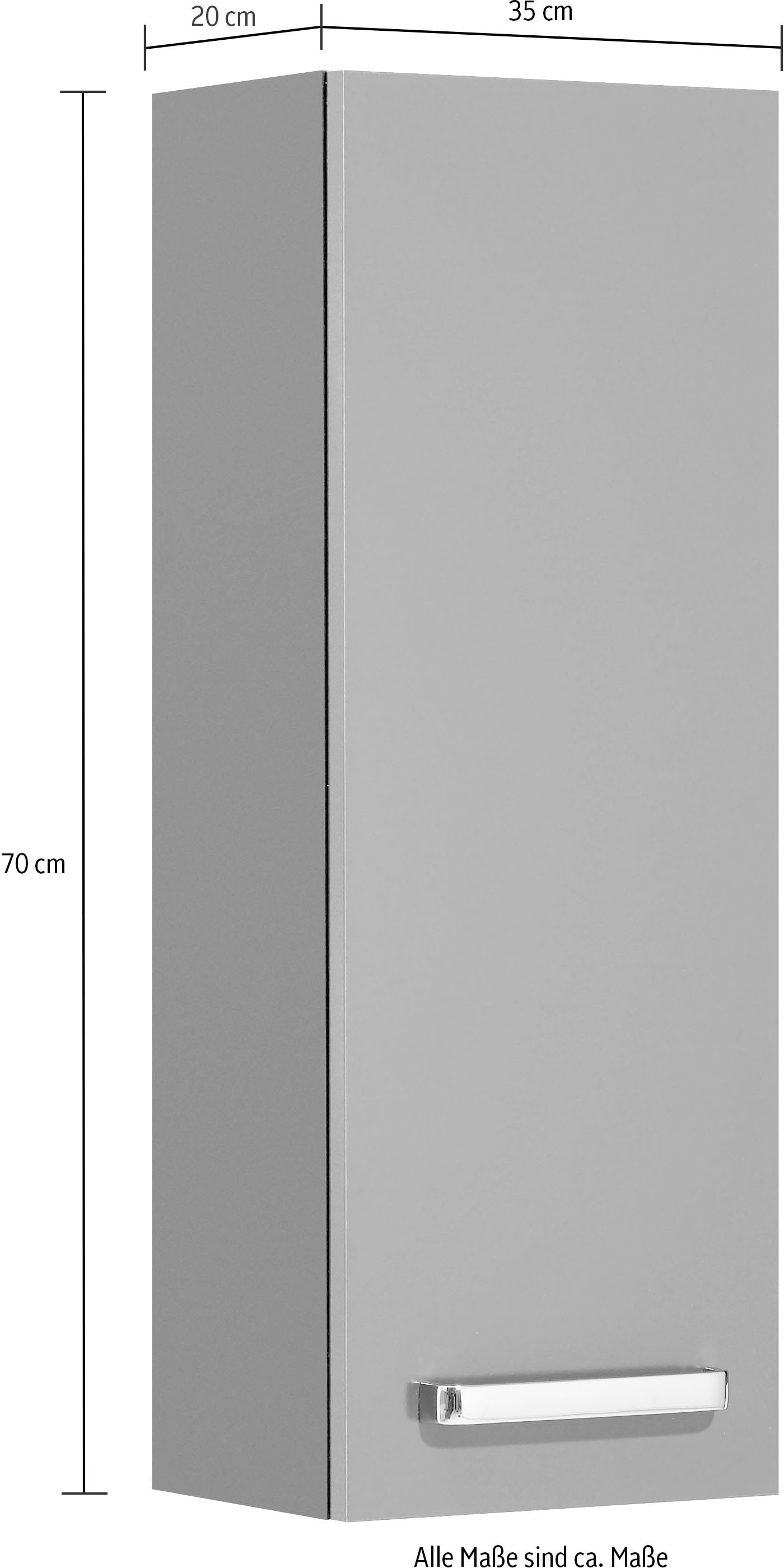 Saphir Badmöbel-Set »Quickset 311 6-teilig, Waschbeckenunterschrank und LED-Spiegelschrank«, (Set, 6 St.), inkl. Türdämpfer, Badezimmer-Set ohne Waschbecken, Badezimmer Schrank