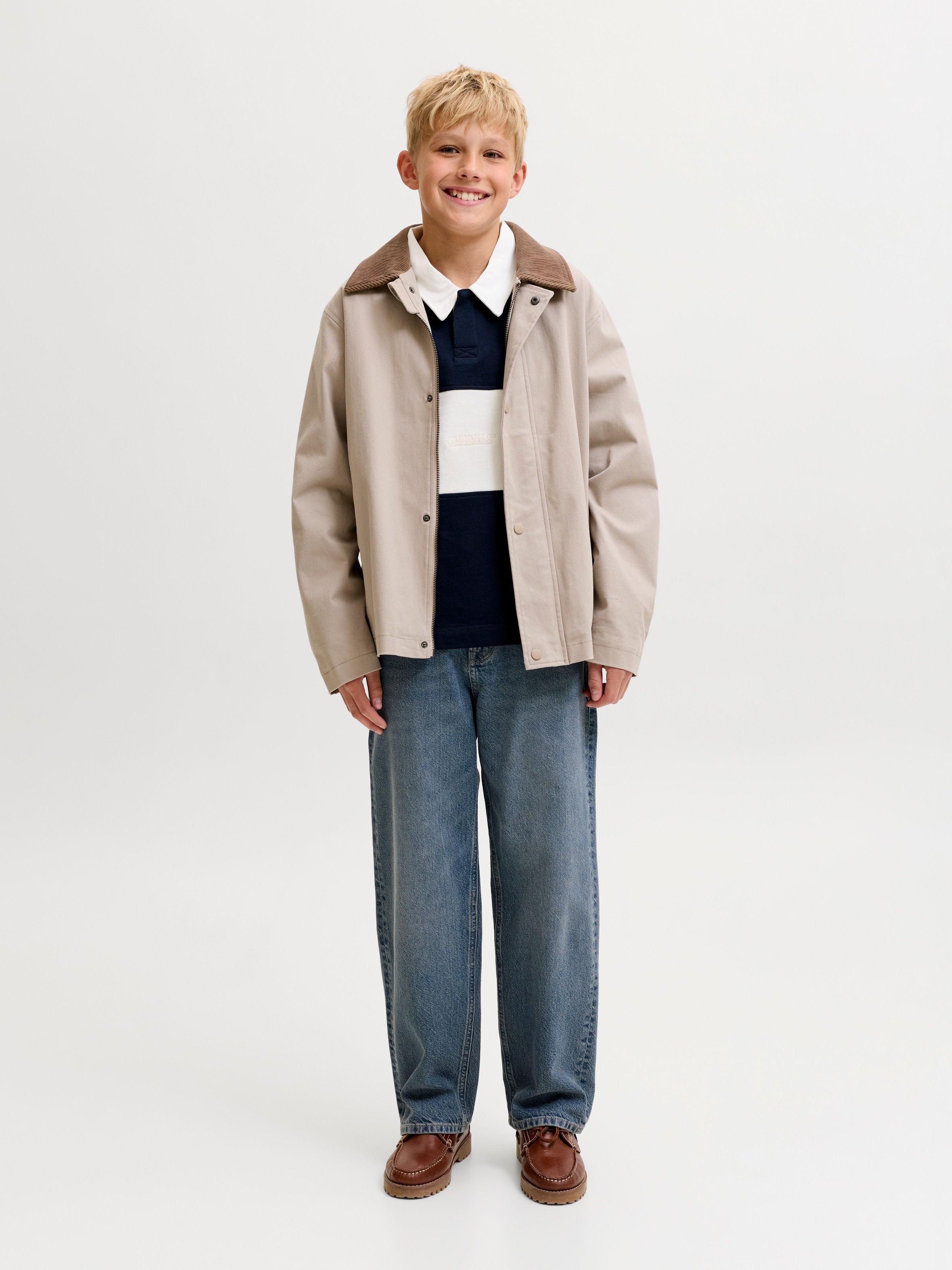 Jack & Jones Junior Relax-fit-Jeans »JJIALEX JJORIGINAL SQ 032 SN JNR« Baumwolle, relaxed fit