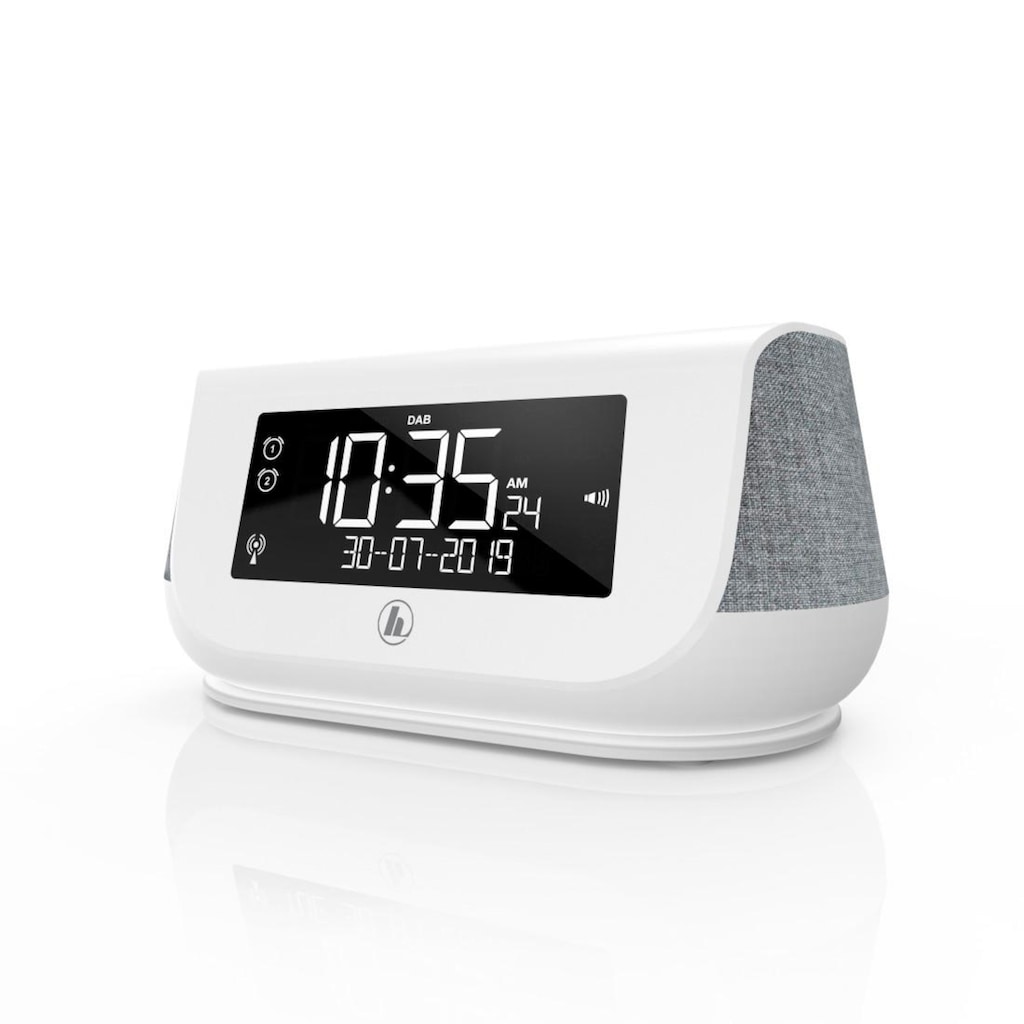 Hama Digitalradio (DAB+) »DAB Digital Radio, Radiowecker, DAB+/FM/Bluetooth DR36SBT Ladefunktion«, (Digitalradio (DAB+)-FM-Tuner 4 W)