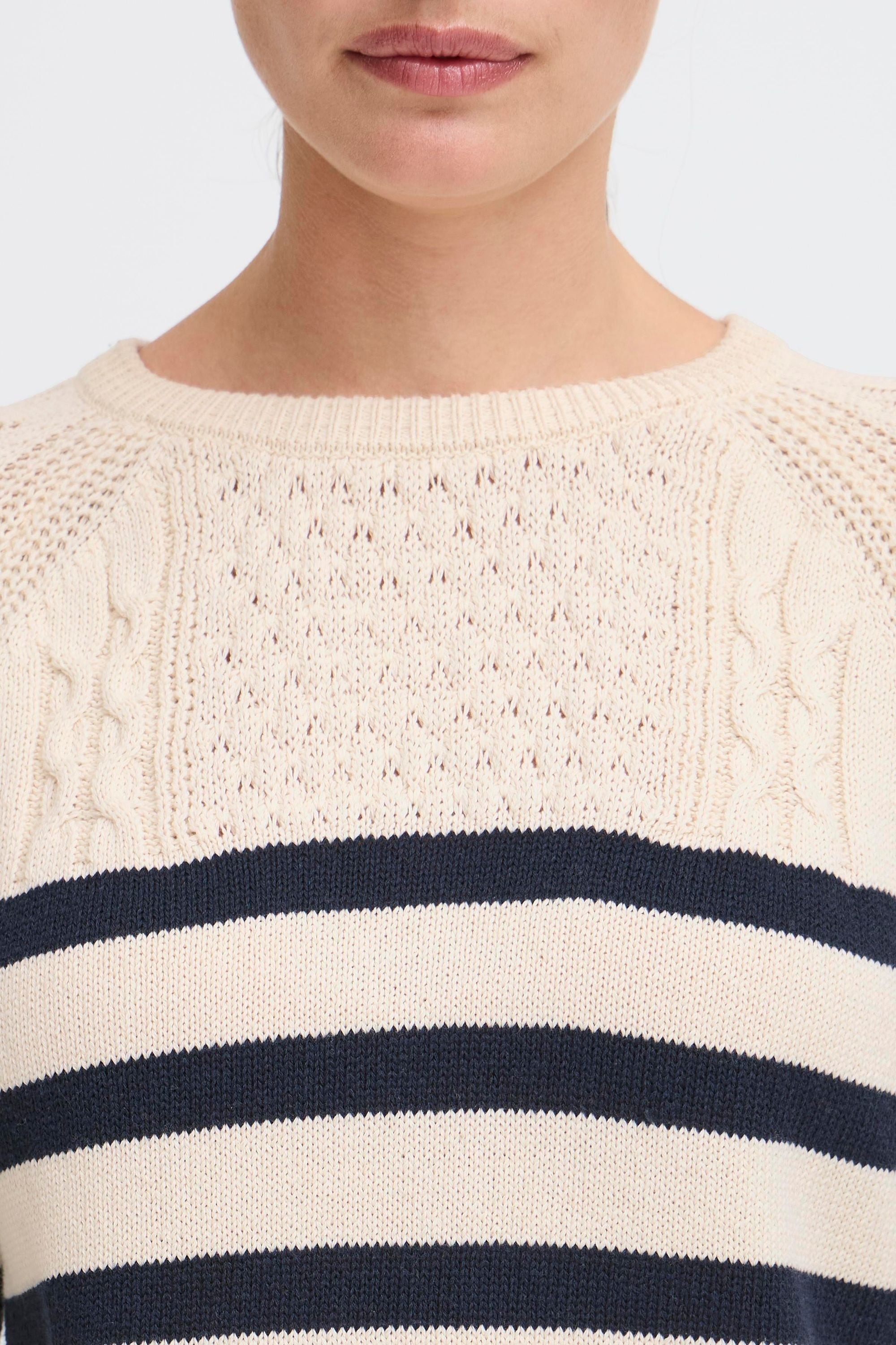 OXMO Strickfleece-Pullover »Strickpullover OXFSANVA«