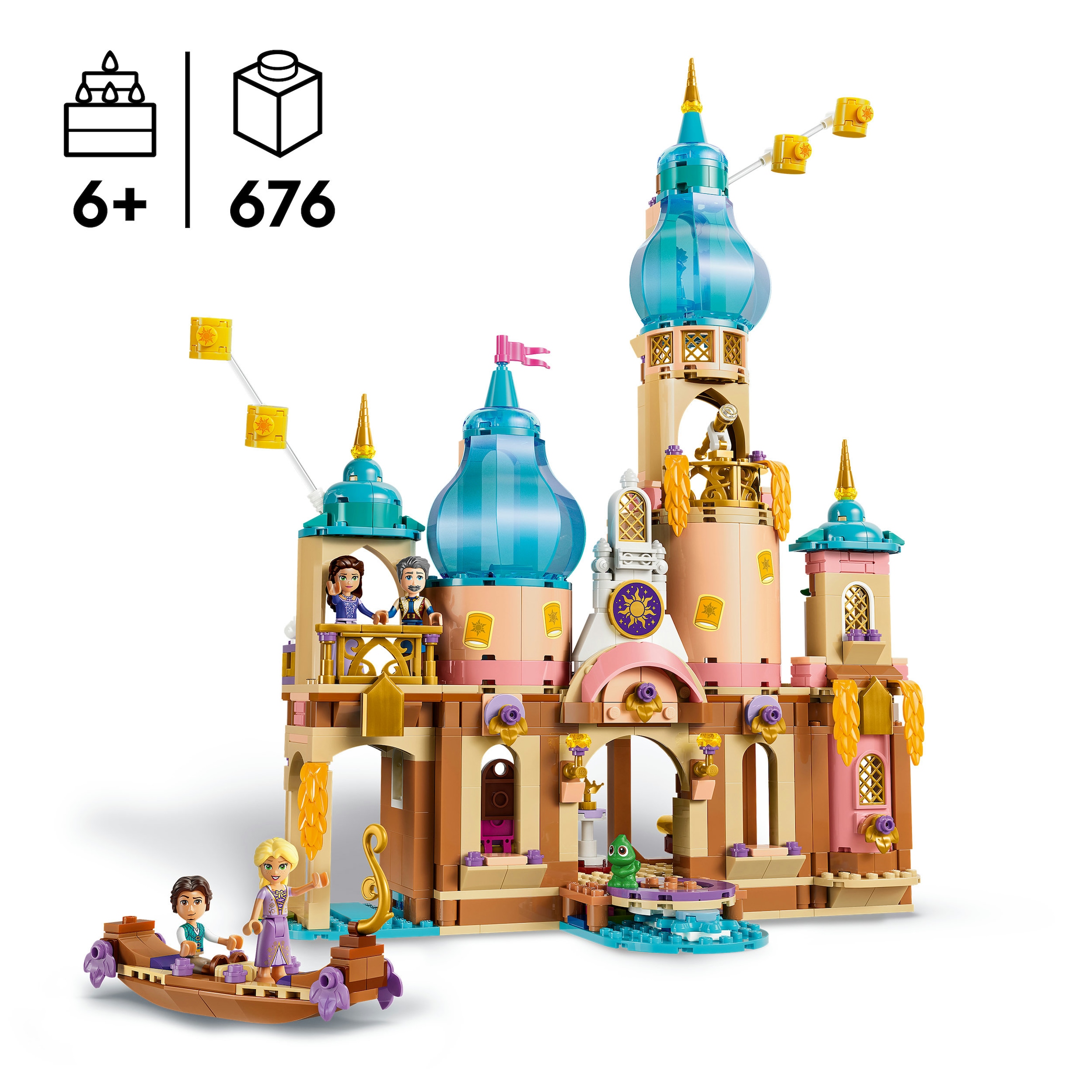 LEGO® Konstruktionsspielsteine »Rapunzels Schloss (43297), LEGO Disney Princess« Made in Europe