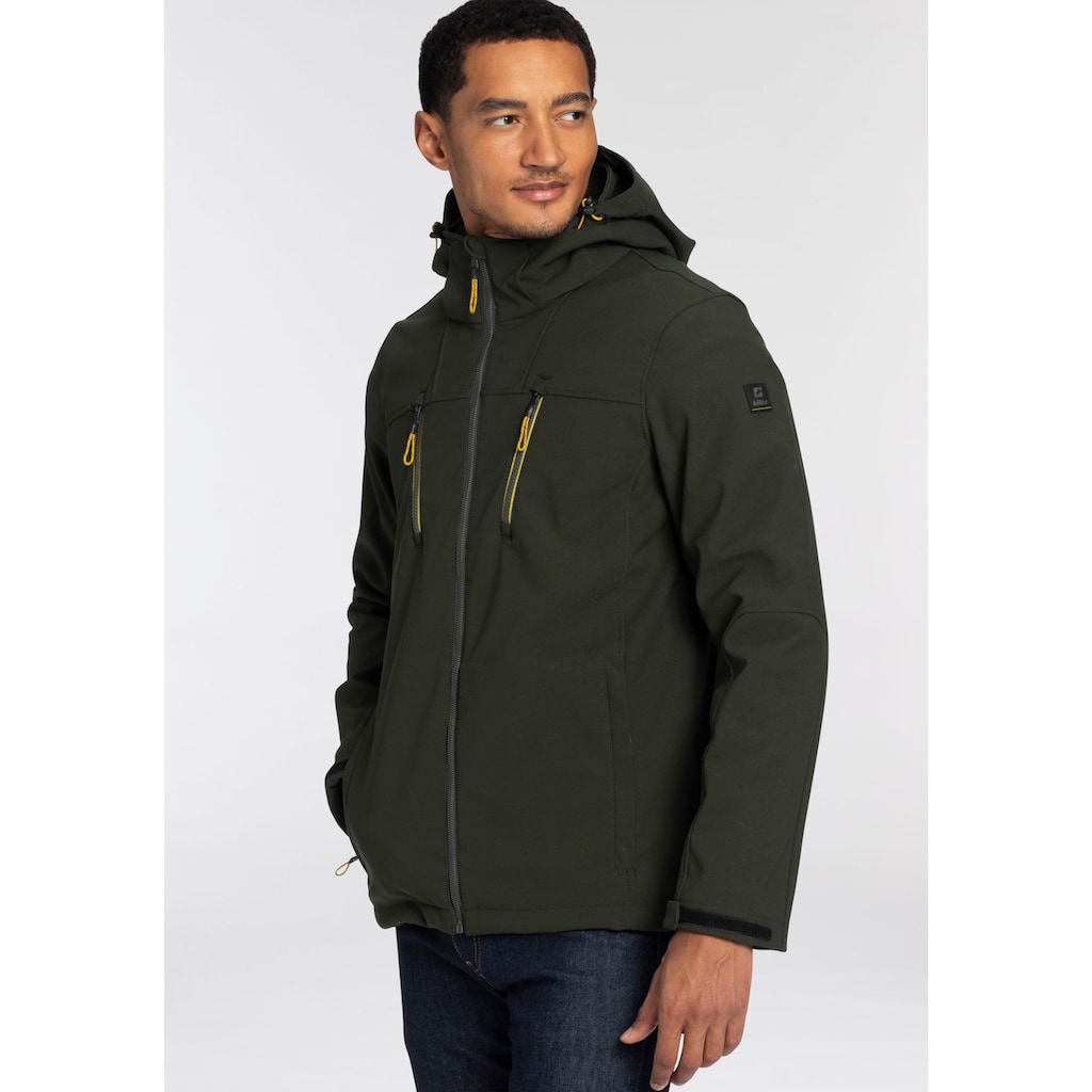 Killtec Softshelljacke, mit Kapuze