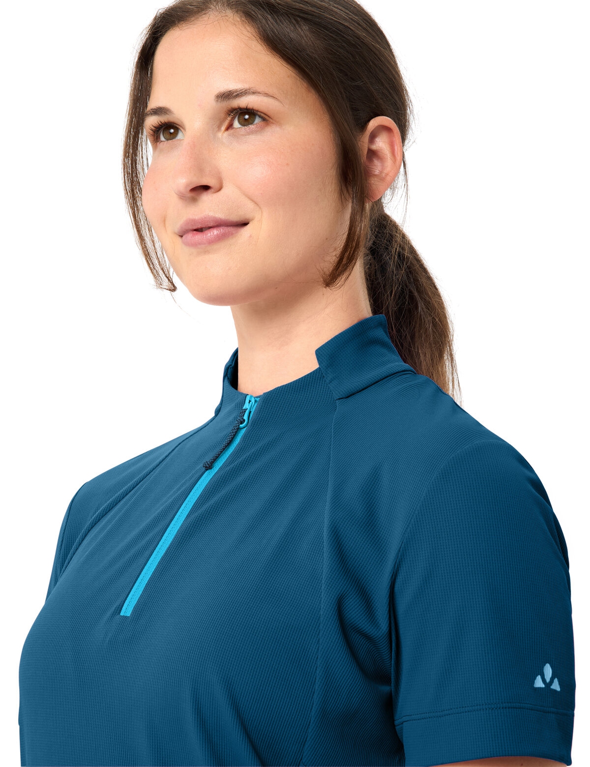 VAUDE Radtrikot »WOMEN'S ADLUX HZ SHIRT« für Radfahren, für Erwachsene, sportliche Passform