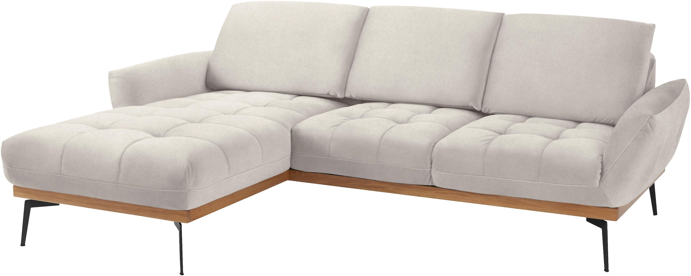exxpo - sofa fashion Ecksofa »Palic, inkl. Rückenverstellung, bequem, elegant, Breite 245cm, L-Form«