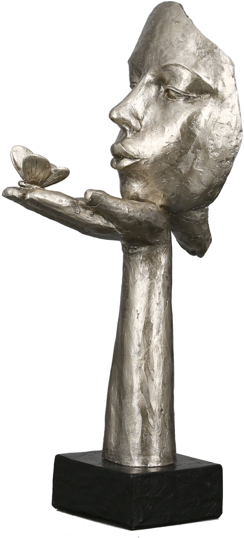GILDE Dekofigur »Skulptur Desire, antikfinish«, Polyresin silberfarben, St.), (1 OTTO im Online Shop
