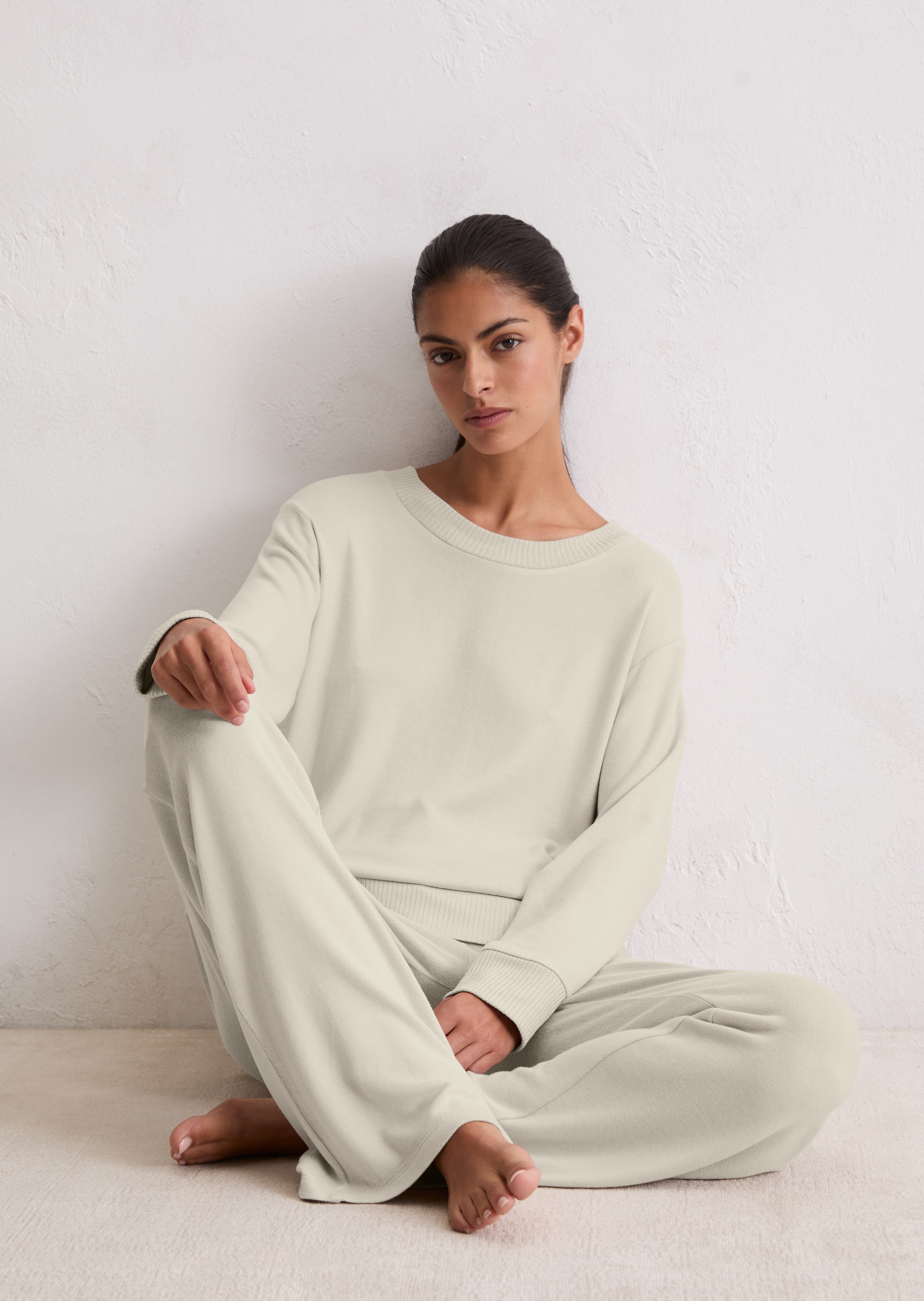 Marc O'Polo Langarmshirt »Soft Knit«, Rundhals-Ausschnitt, Langarm, Modalmix, weich