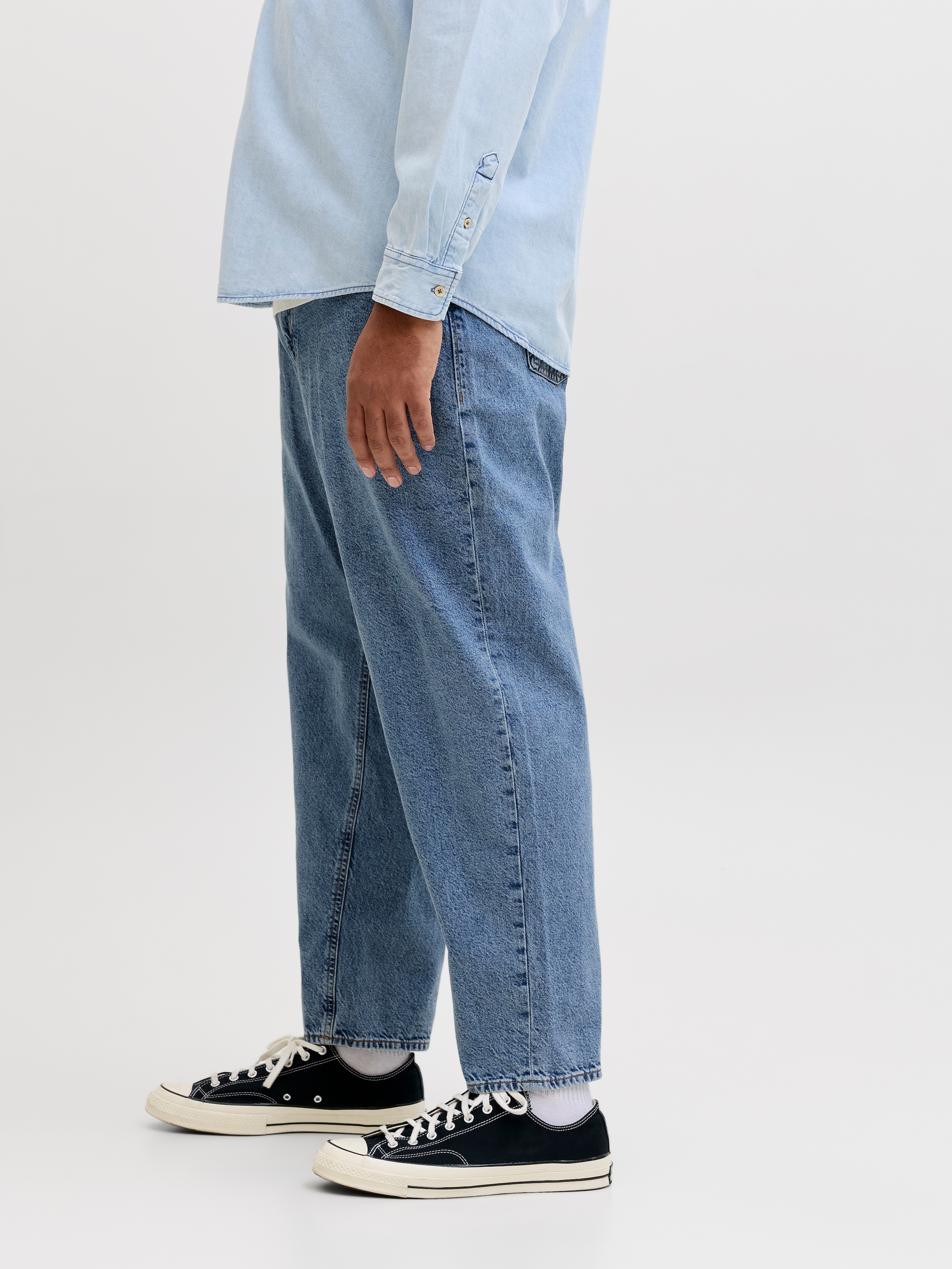 Jack & Jones PlusSize Relax-fit-Jeans »JJICHRIS JJORIGINAL SQ 7« mit Five-Pocket-Design