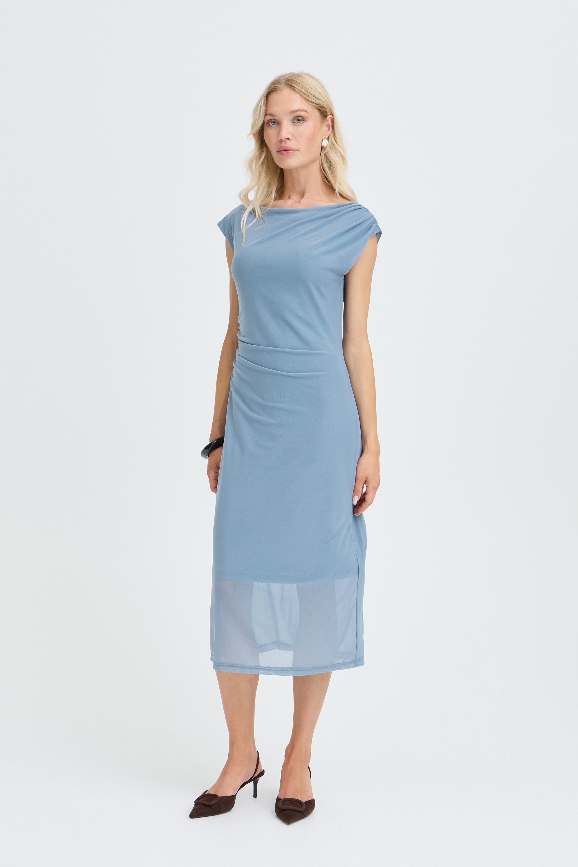 b.young Midikleid »Damen Fest BYXMAZE«
