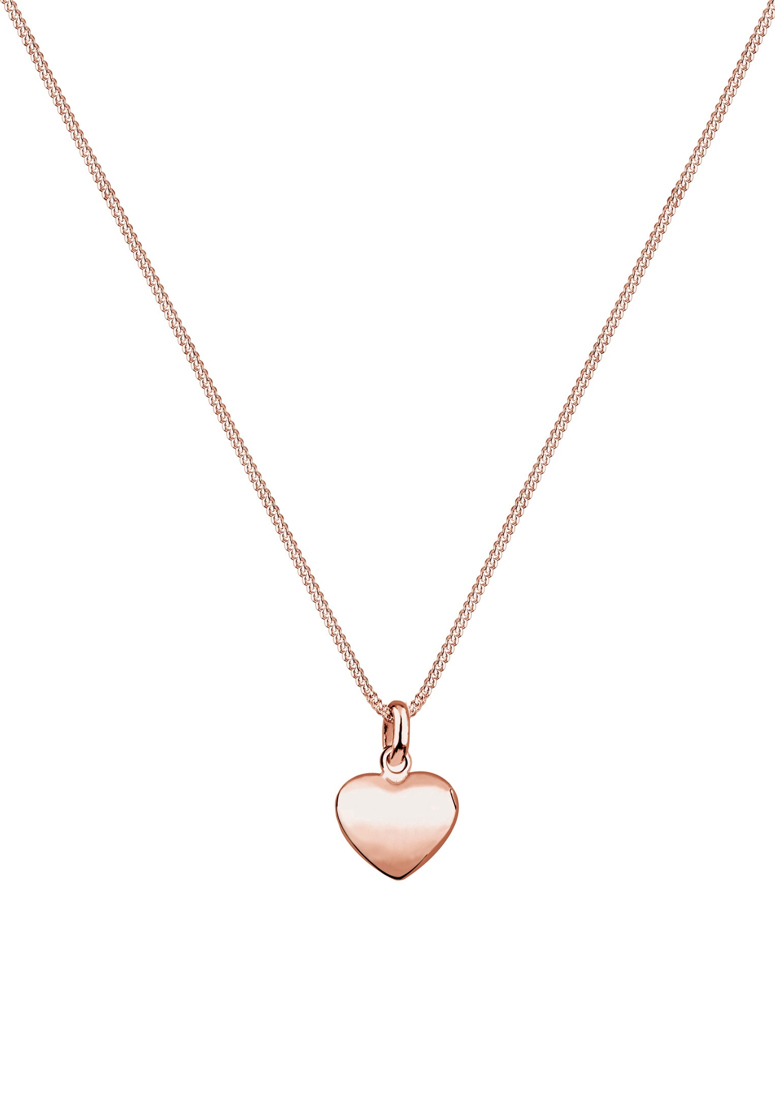 Elli Kette mit Anhänger »Halskette Herz Filigran Klassisch 925 Silber«