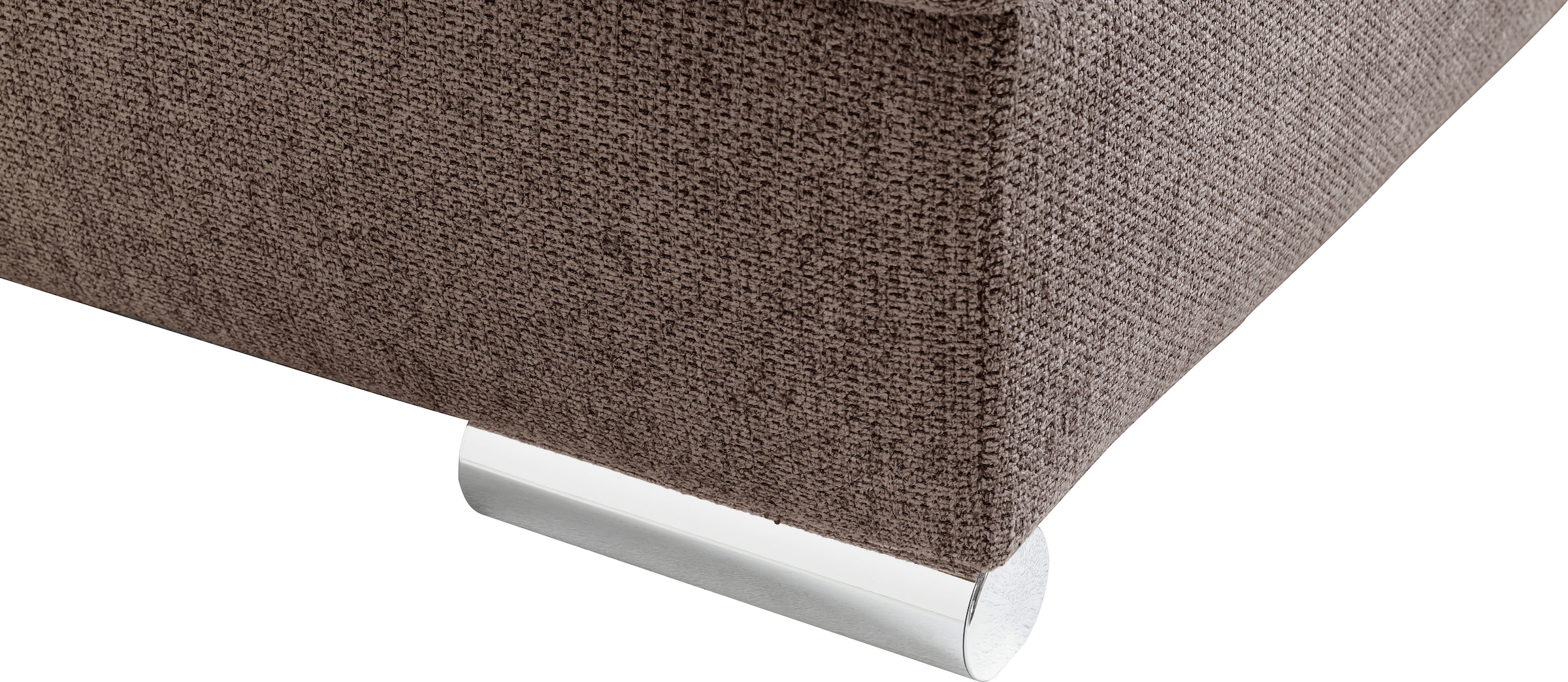 Mr. Couch Ecksofa »Mykonos, L-Form, Dauerschläfer« Mit Boxpring-Taschenfederkern