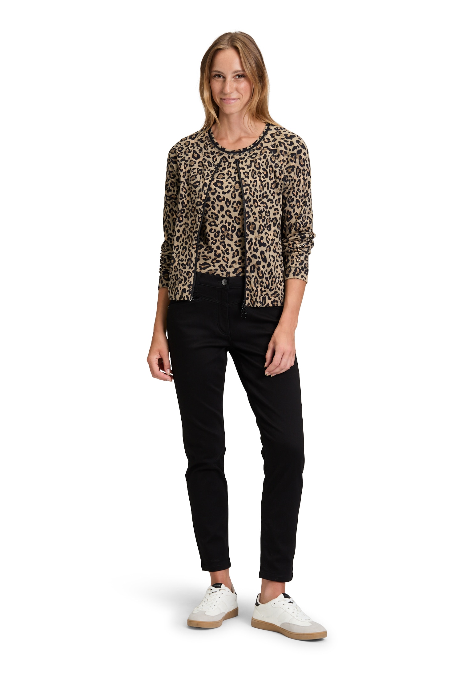 Betty Barclay T-Shirt »Shirtjacke mit Rippenstruktur«