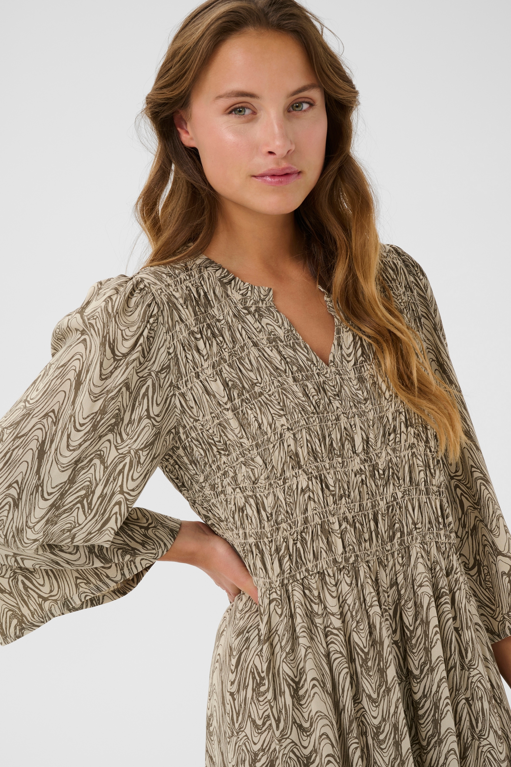 KAFFE Midikleid »Kleid BPofelia«