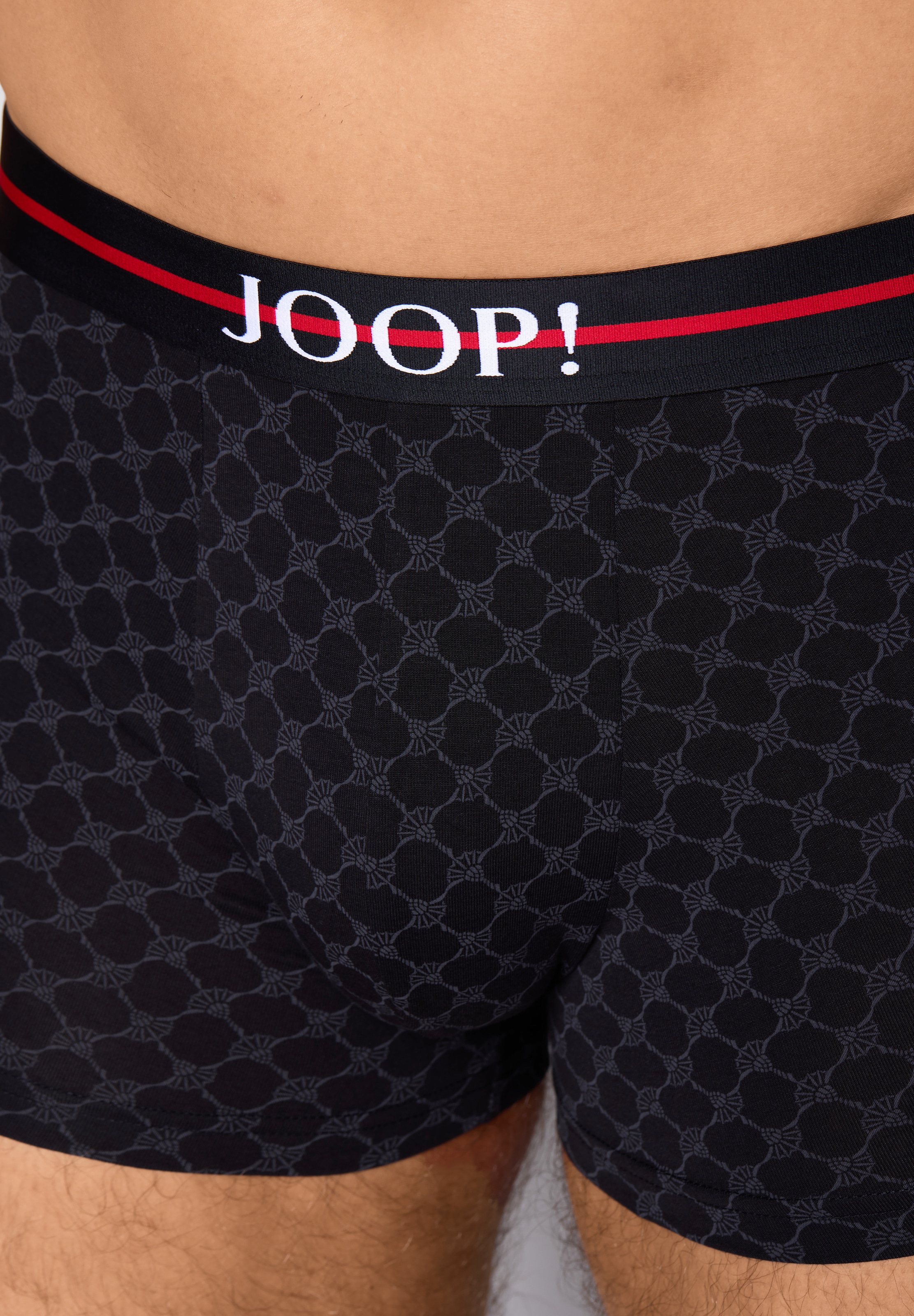 JOOP! Boxershorts »Everyday« 2er Pack,  ohne Eingriff, elastischer Logobund, Baumwollmix