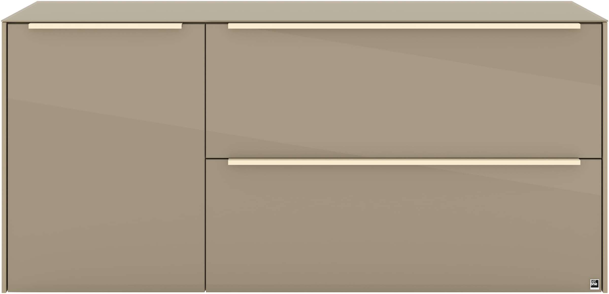 set one by Musterring Lowboard »reno-Dielen« 1 Stk. tlg. Mit Gleitern und in verschiedenen Farben erhältlich
