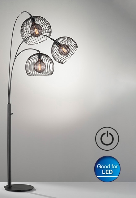 FISCHER & HONSEL Stehlampe »Wire«, 3 flammig-flammig im OTTO Online Shop