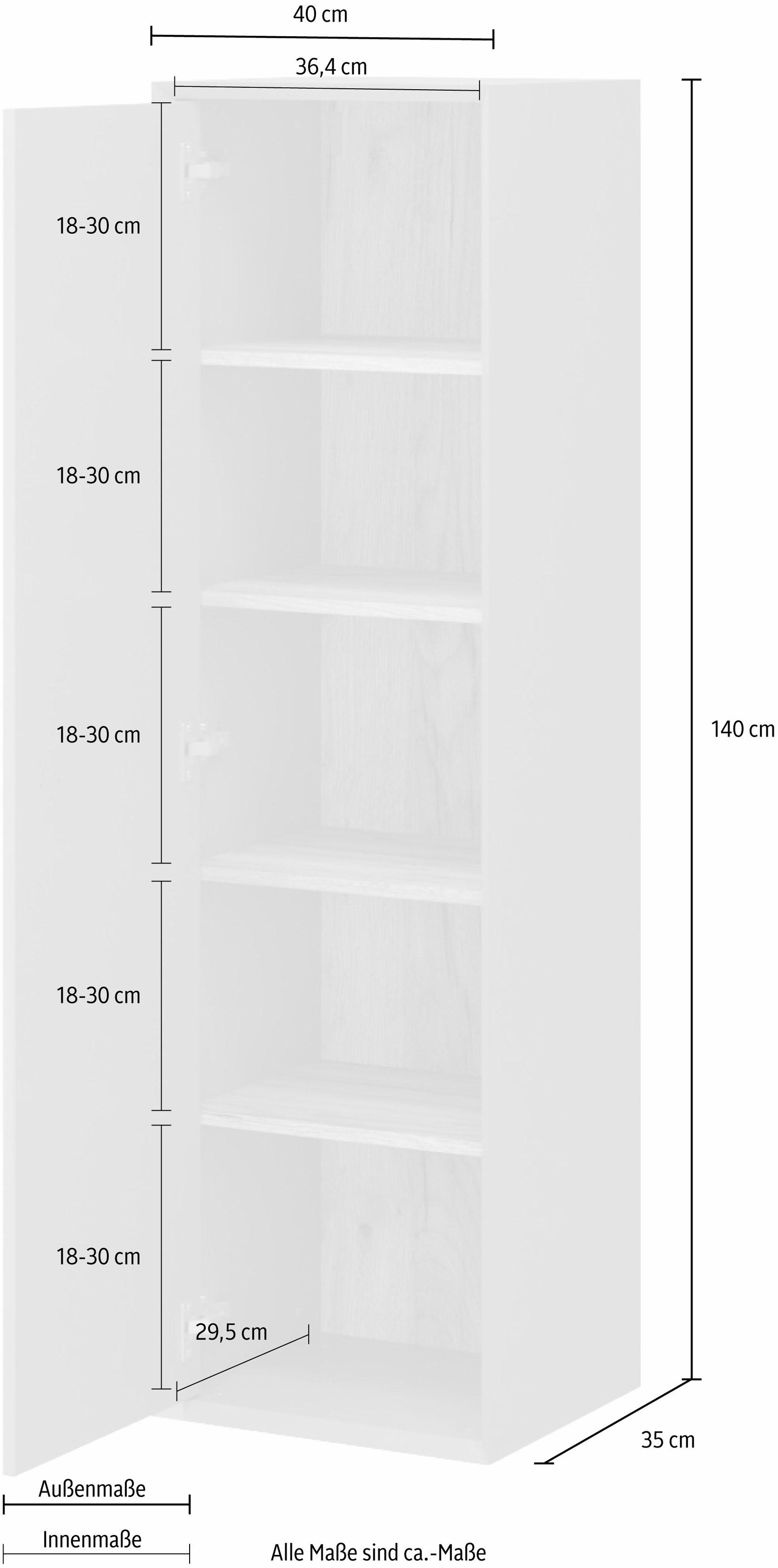 GERMANIA Hängeschrank »Calvi«, Höhe 140 cm