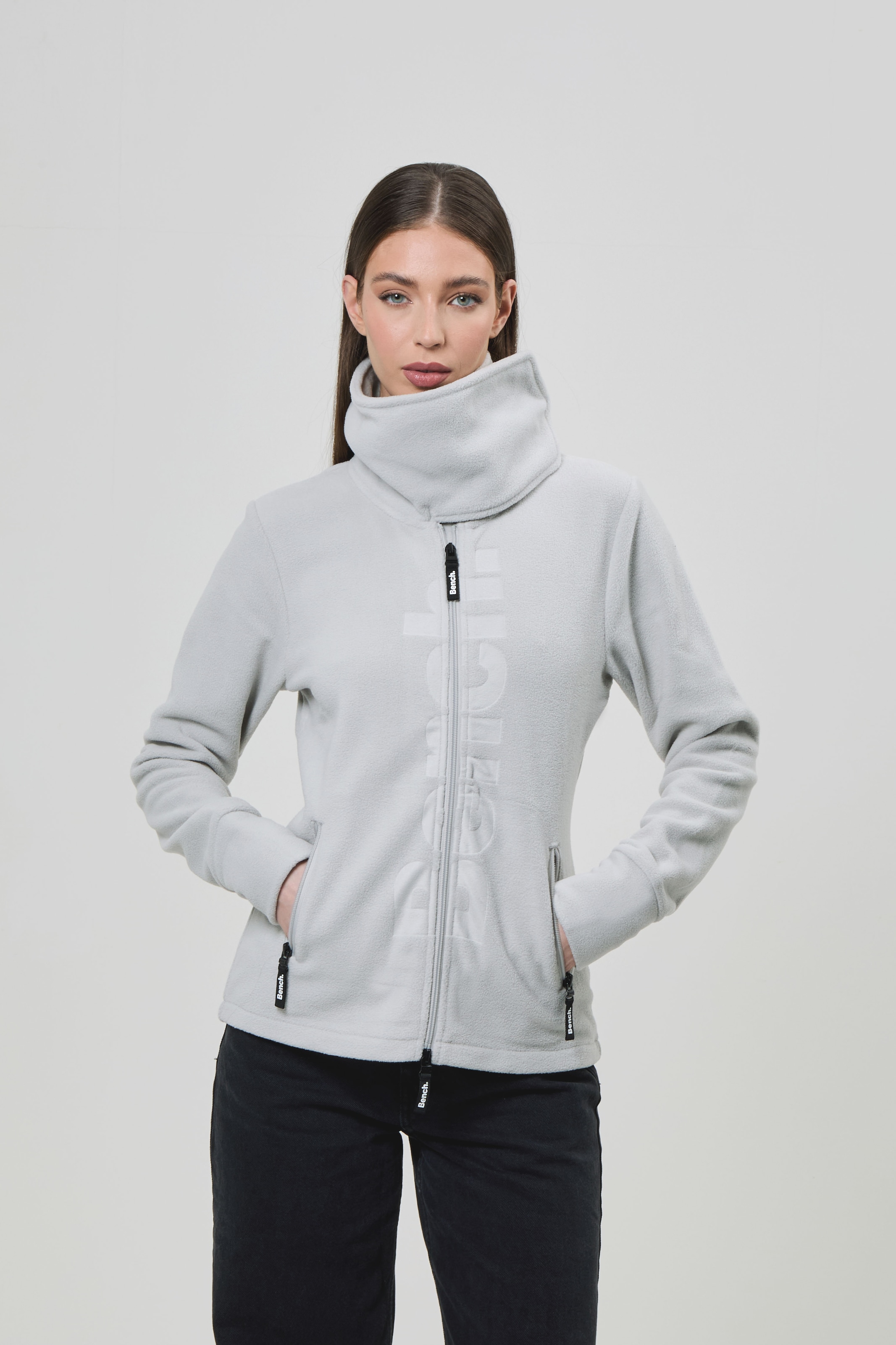 Bench. Fleecejacke »FINISH«, mit Logodruck