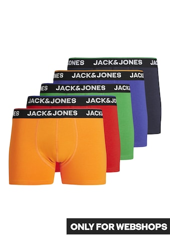 Boxershorts »JACTOPLINE SOLID TRUNKS 5 PACK JNR«, (Packung, 5 St.)