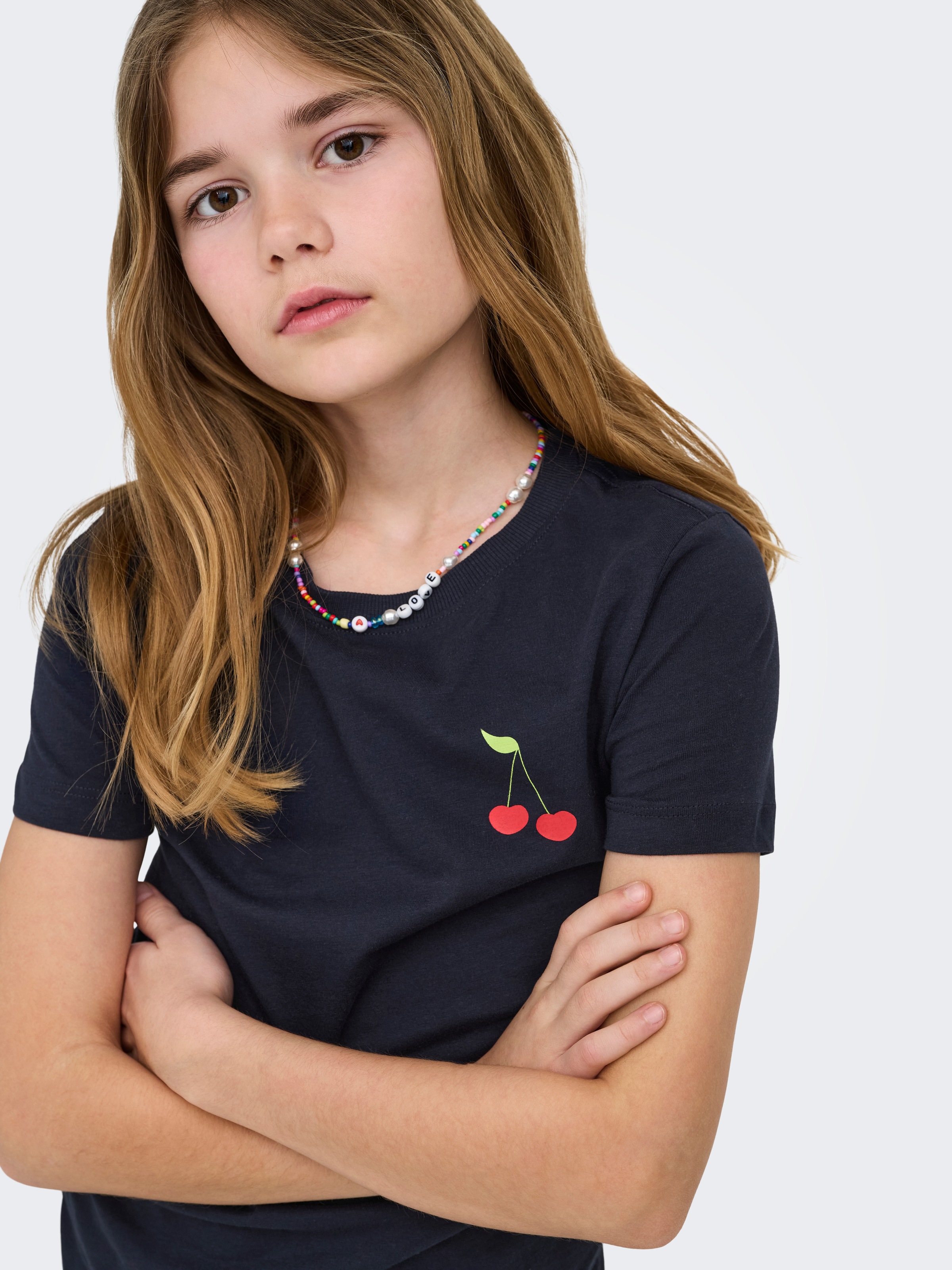 KIDS ONLY T-Shirt »KOGREX KETTY S/S TOP AOP JRS 3-PACK« Packung, 3 2x mit Brustmotiv und 1x Alloverprint
