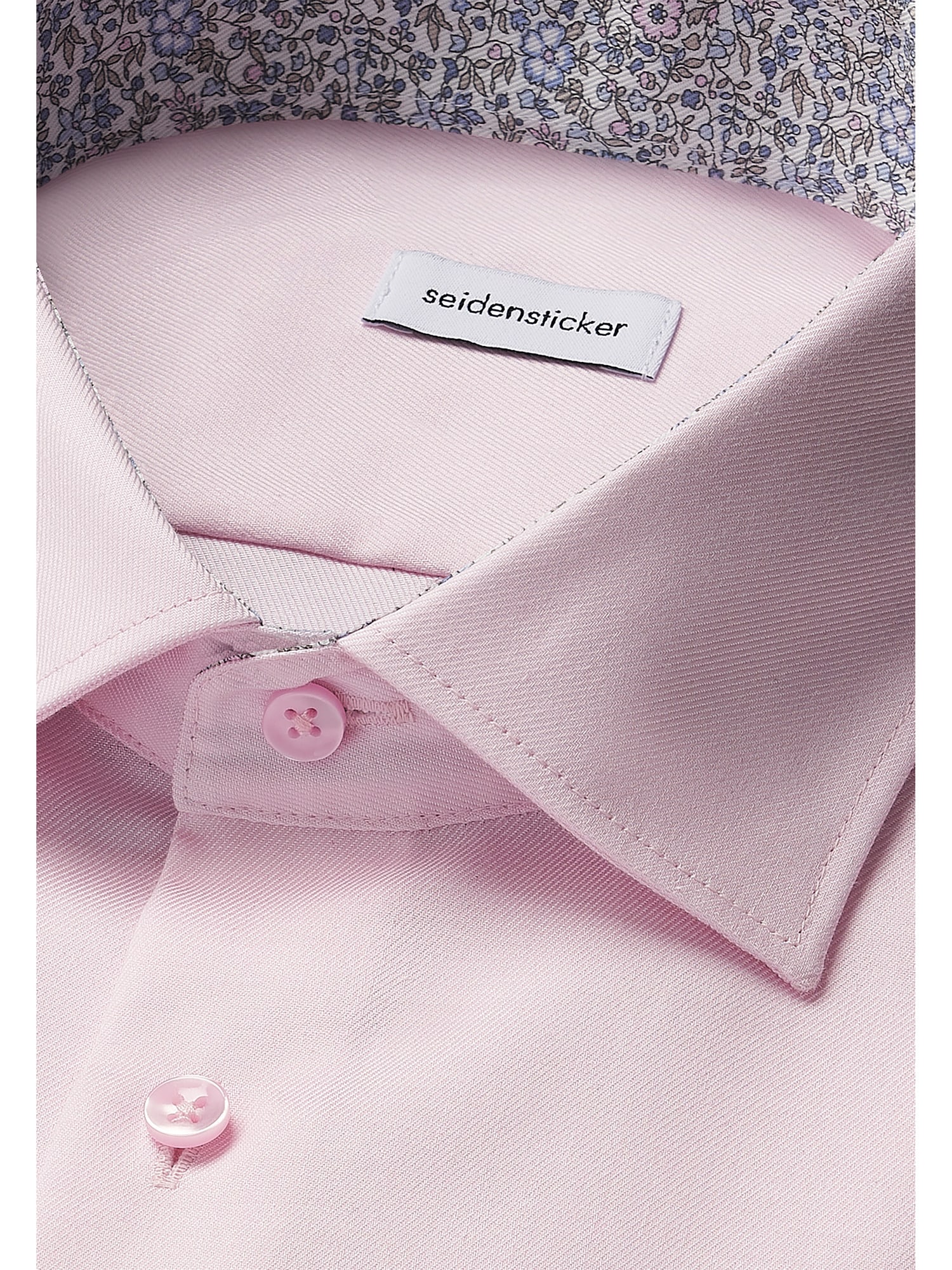 seidensticker Businesshemd »Schwarze Rose«, Shaped 1/1 Kentkragen Uni