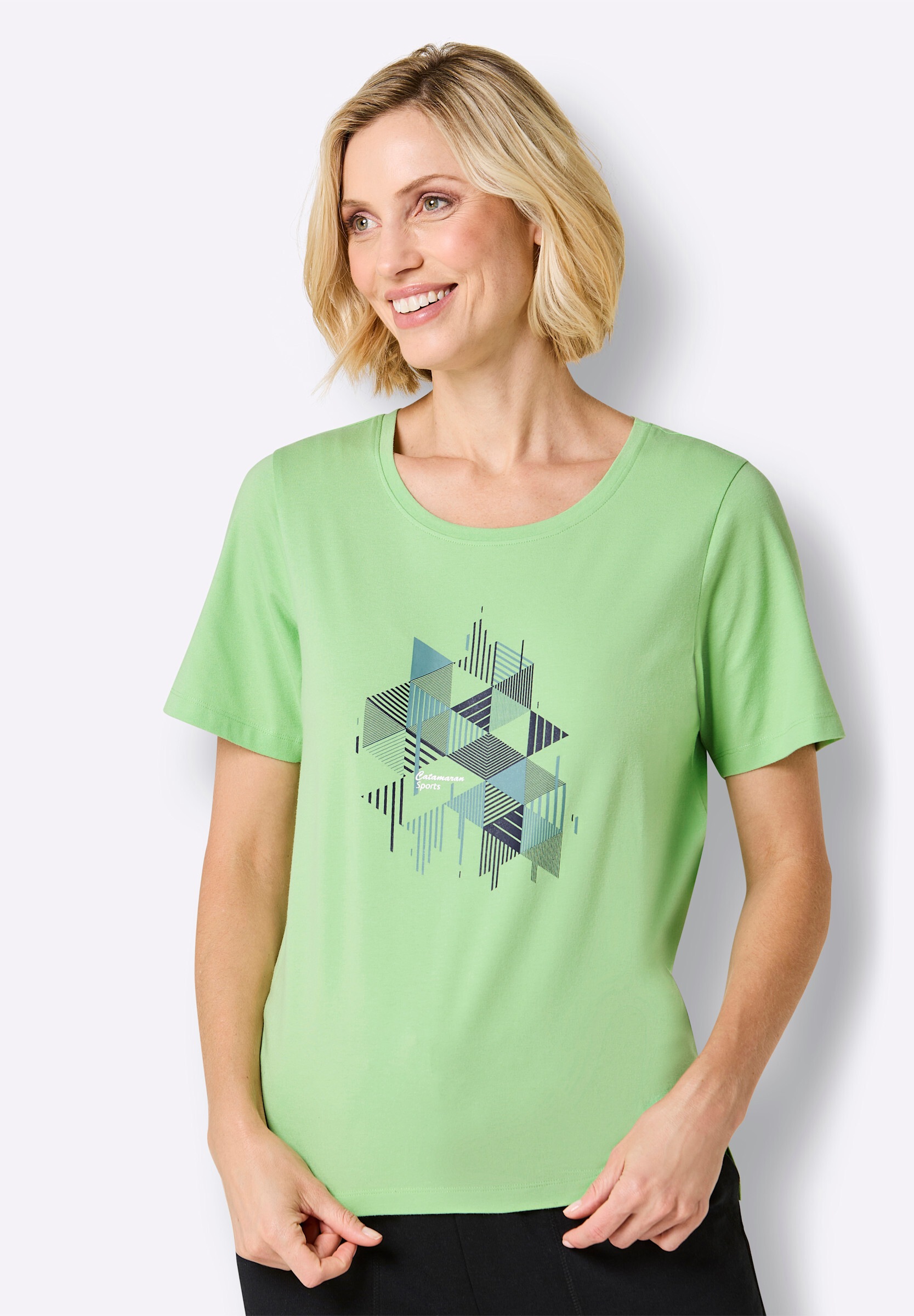Witt Trainingsshirt »Freizeitshirt Freizeitshirt , hinten modisch länger«