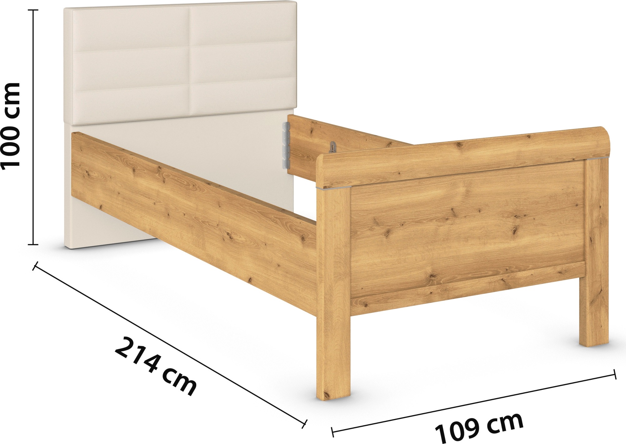 rauch Schlafzimmer-Set »Komplettschlafzimmer Schlafzimmer EVELYN«, (Set, 3 tlg.), Schrank und Bett in 2 Breiten, Nachttisch 2 Schubladen MADE IN GERMANY