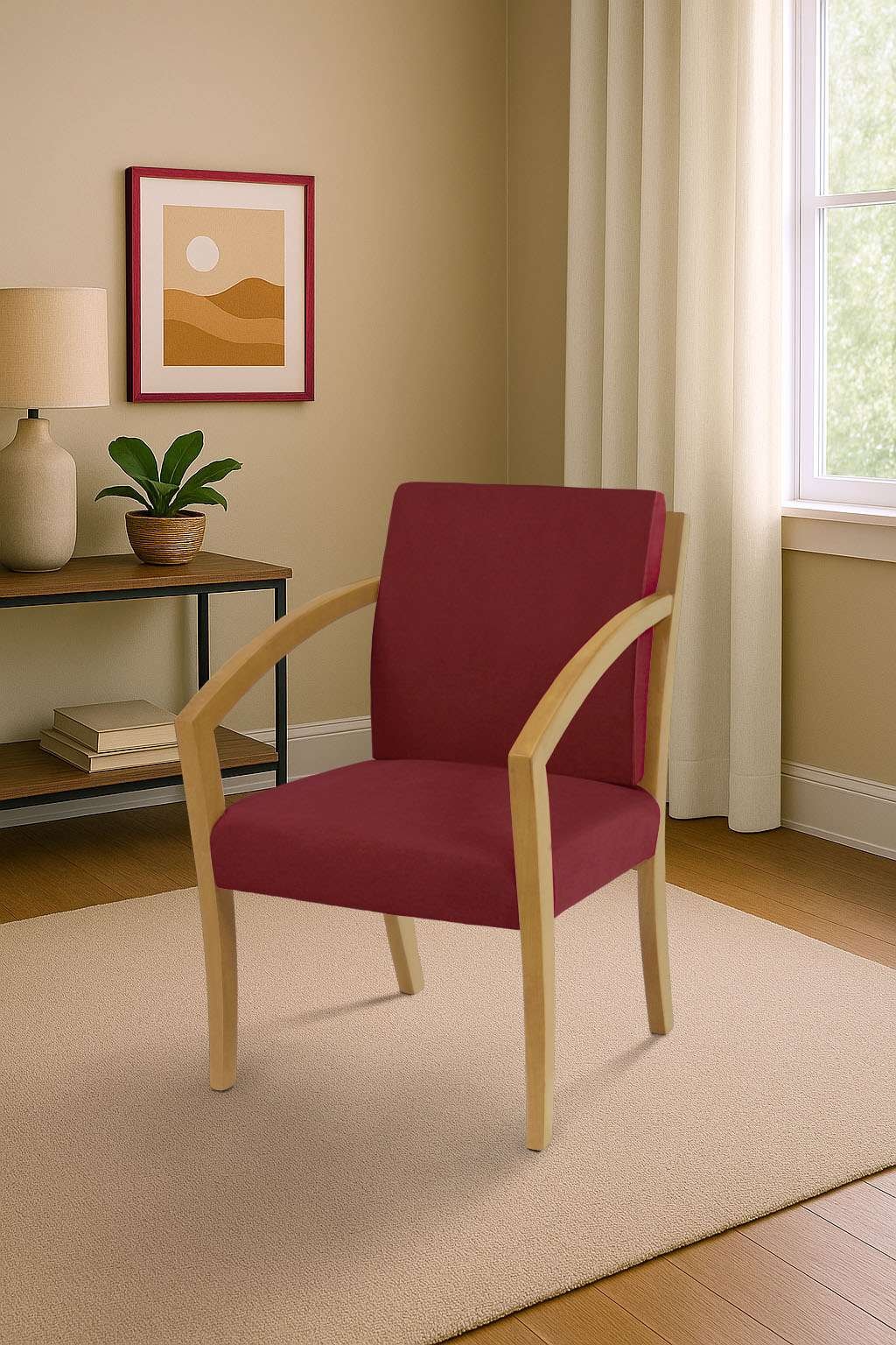 Home affaire Esszimmerstuhl »G98 George Armlehnstuhl, Sessel, Loungesessel, Stuhl, Made in Italy« () 1 Stk.Extra-confort, Fleckenabweisendes Gewebe, Massivholz