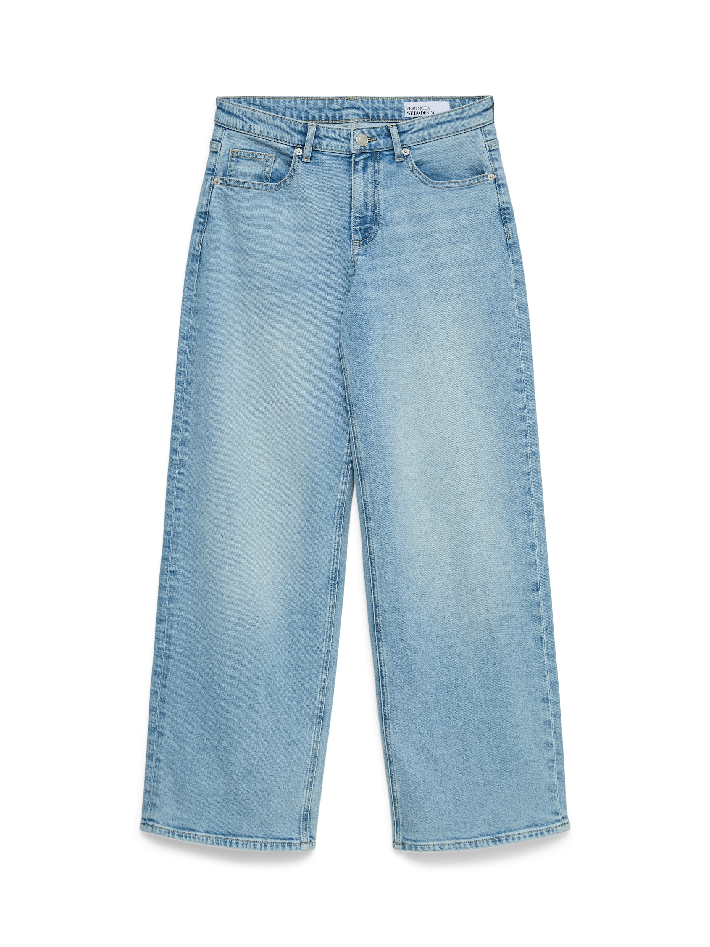 Vero Moda Weite Jeans »VMSANDIE-STRETCH MR WIDE JNS RA3133 NOOS« Baumwollmischung, wide fit, mid waist