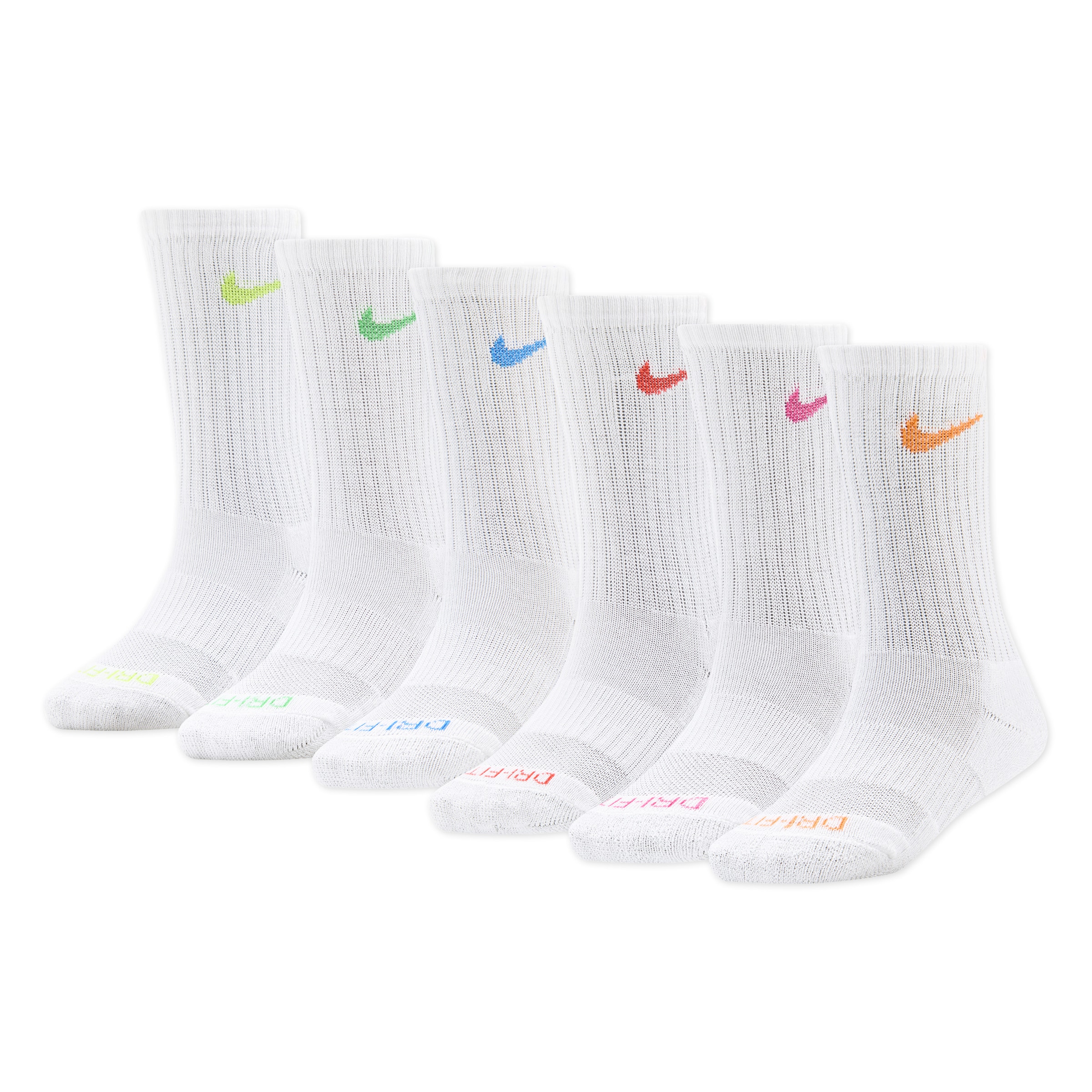 Nike Sportswear Socken »für Kinder NHB NIKE DF PERF BASIC CREW« 6 Paar tlg. 6er-Pack, mit Elasthan