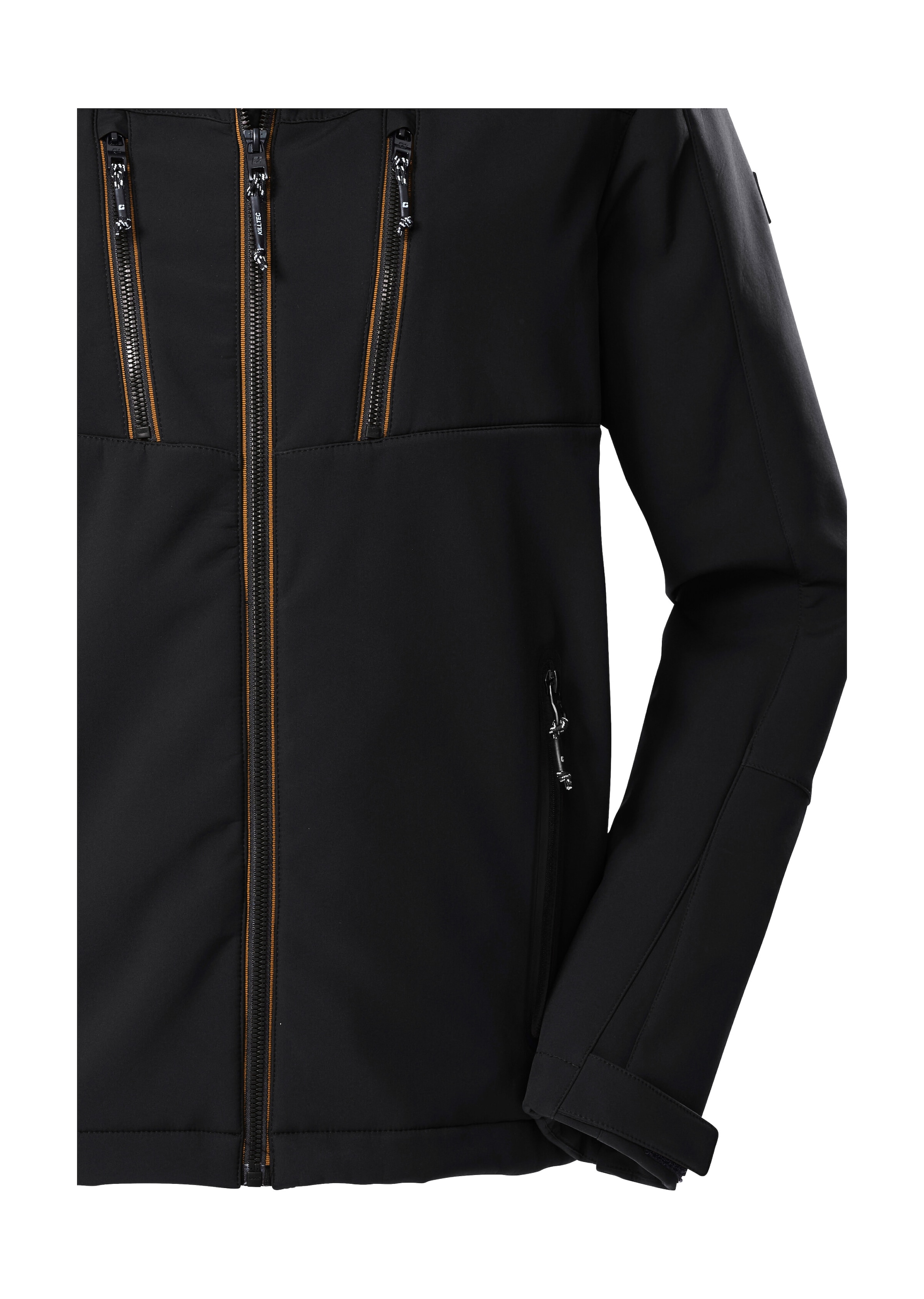Killtec Softshelljacke »KOW 79 MN SFTSHLL JCKT« Wasser- und windabweisende Softshelljacke, abnehmbare Kapuze