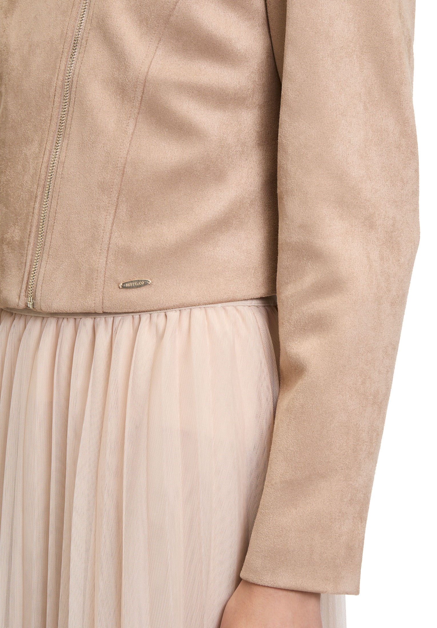 Betty&Co Jackenblazer »Bikerjacke mit Stehkragen«