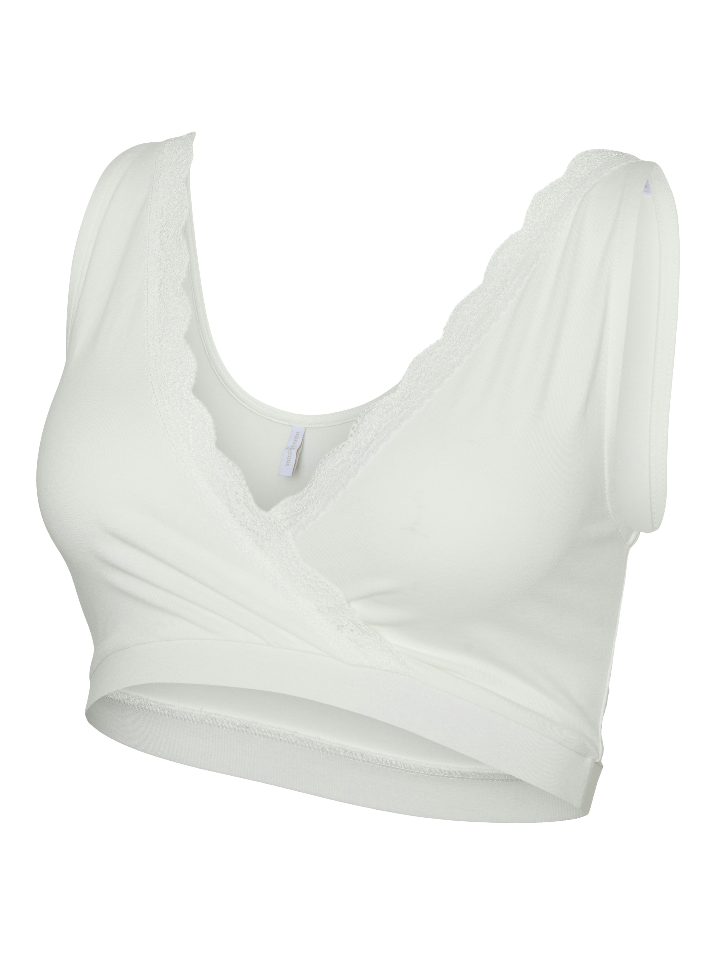 Mamalicious Bustier »MLHELENA CROSSY LACE BRA 2F 2-P NOOS«