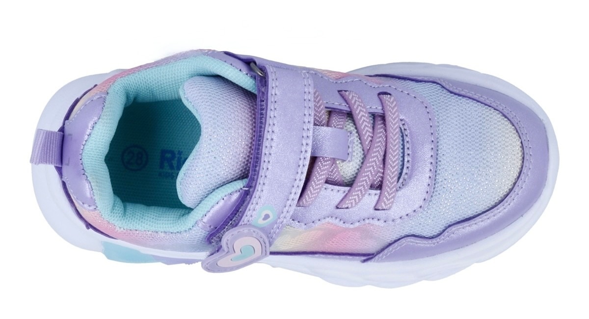 Richter Slip-On Sneaker »Stella (Blinki)«  Klettschuh, Blinkschuh, Größenschablone zum Download, mit WMS