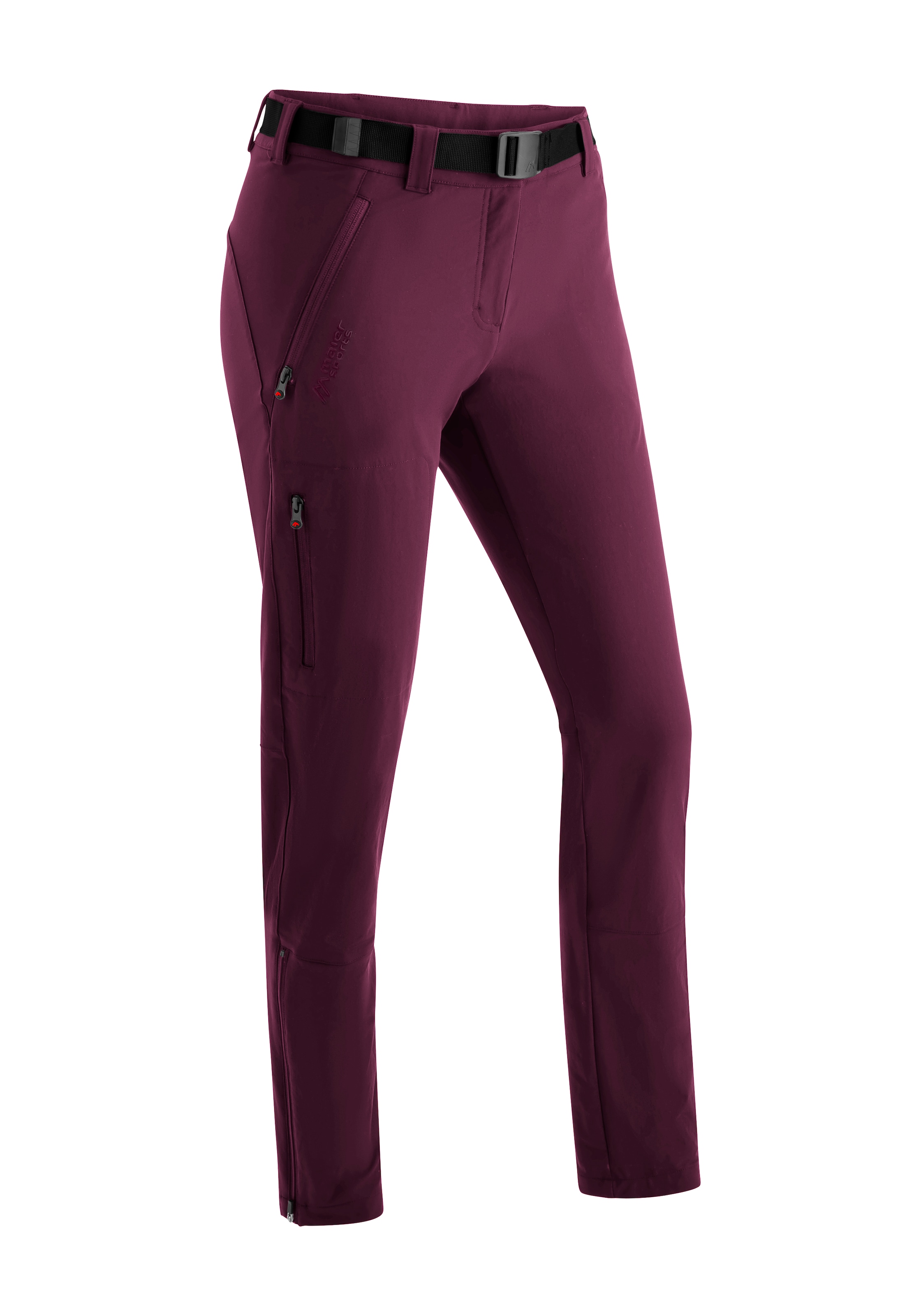 Maier Sports Funktionshose »Lana slim«, Damen Wanderhose, atmungsaktive Outdoor-Hose, 3 Taschen, Slim Fit