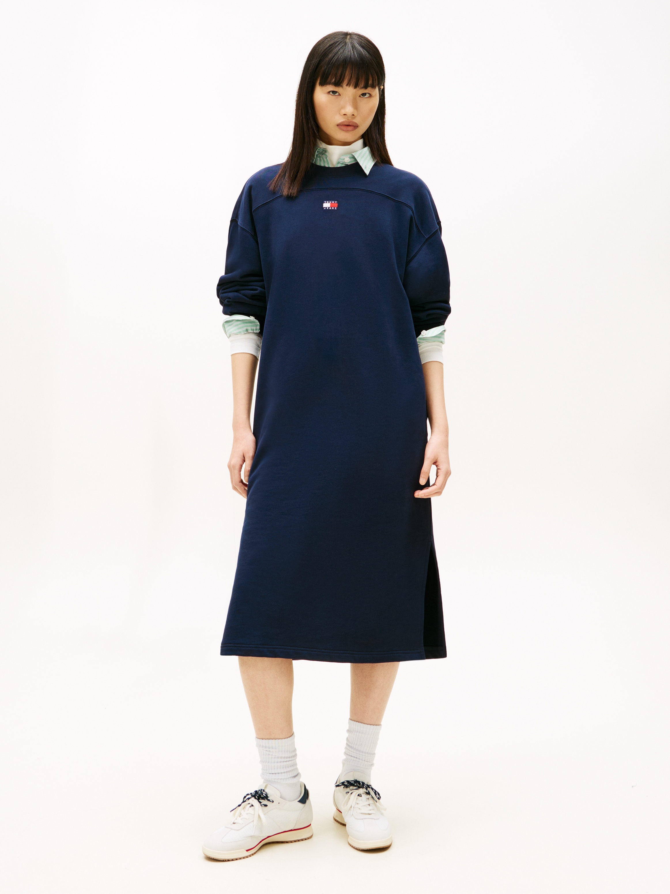 Tommy Jeans Sweatkleid »TJW BADGE SWEAT MIDI DRESS«