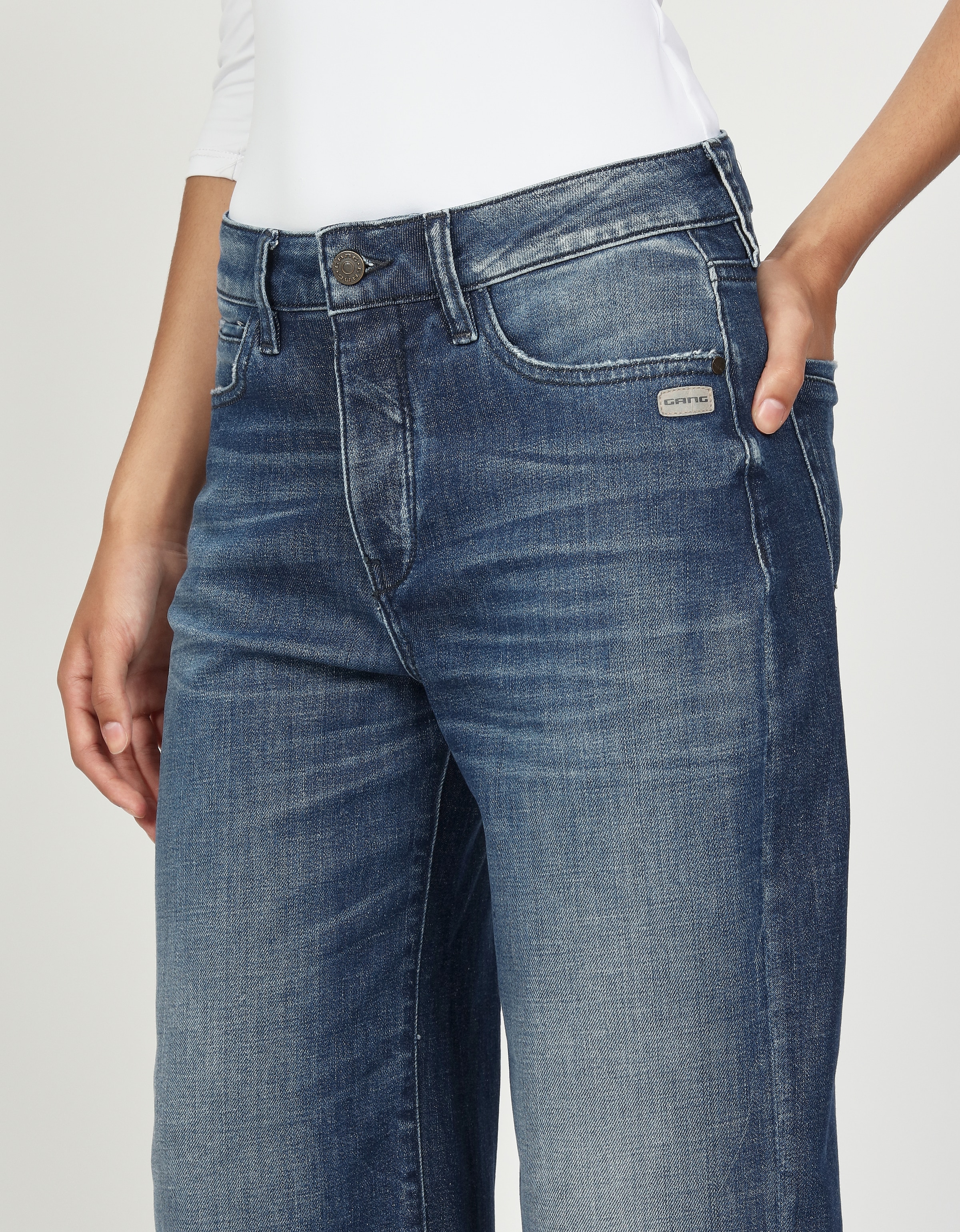 GANG 5-Pocket-Jeans »94JUL CROPPED«, mit verkürzter Beinlänge