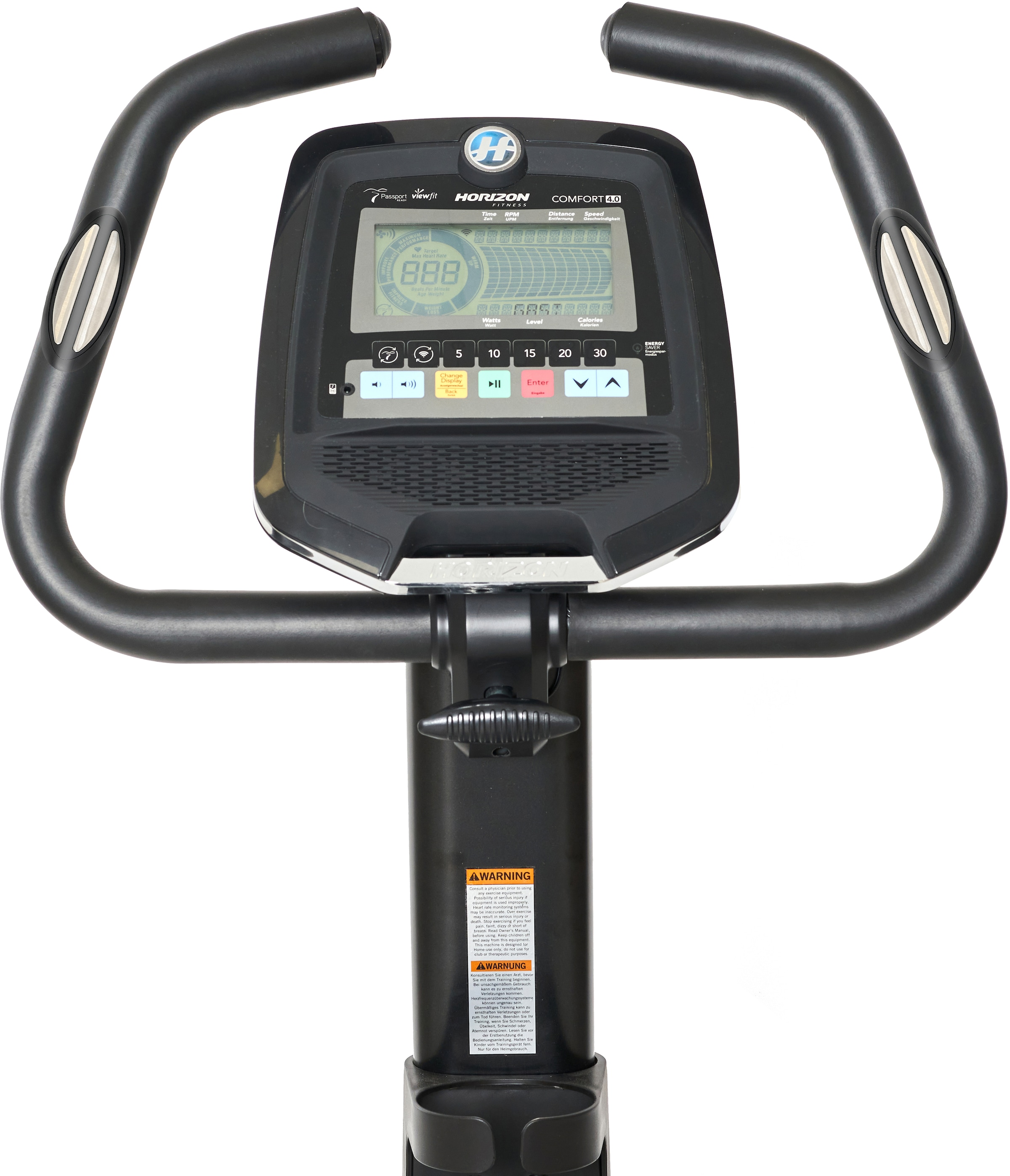 Horizon Fitness Ergometer »Comfort 4.0«, Schwungmasse ca. 8 kg, 30 Widerstandsstufen