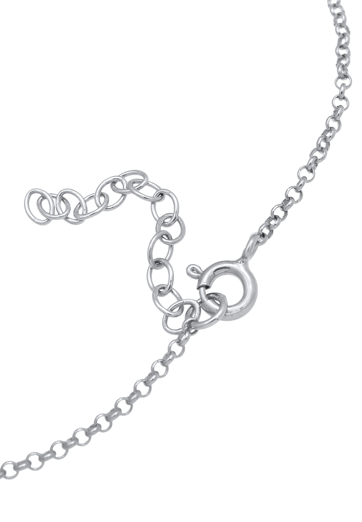 Elli Fußkette »Fußschmuck Fußkette Kleeblatt Glücksymbol 925 Silber«
