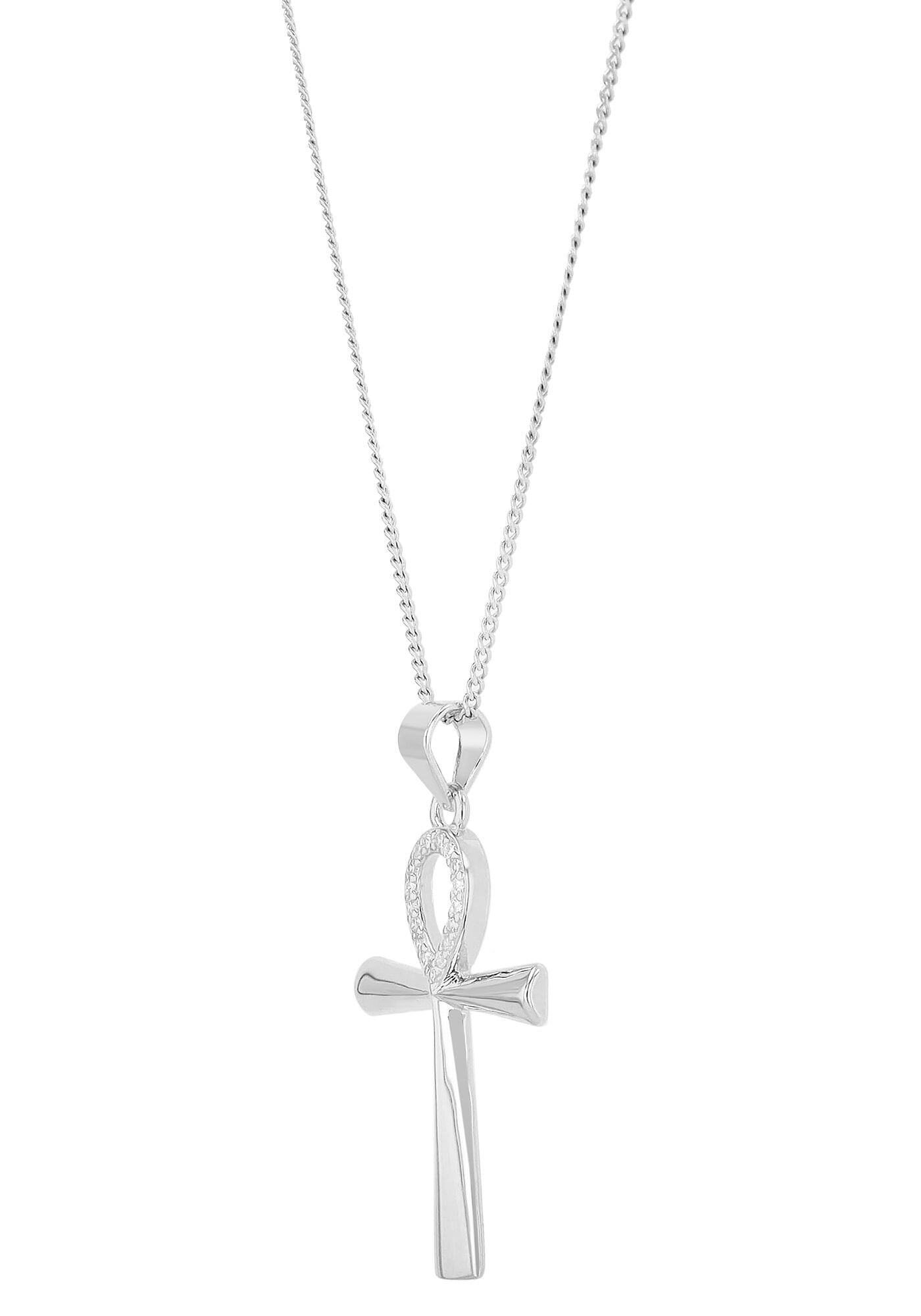 AKZENT Amulett »"Ankh" aus 925 Sterlingsilber, rhodiniert, langlebig«