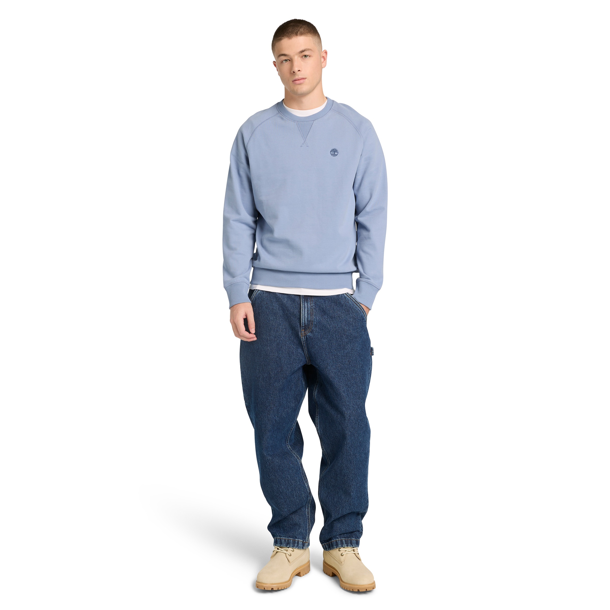 Timberland Sweatshirt »EXETER RIVER Loopback Crew Neck Swe«, sportlicher Stil, bequemer Schnitt
