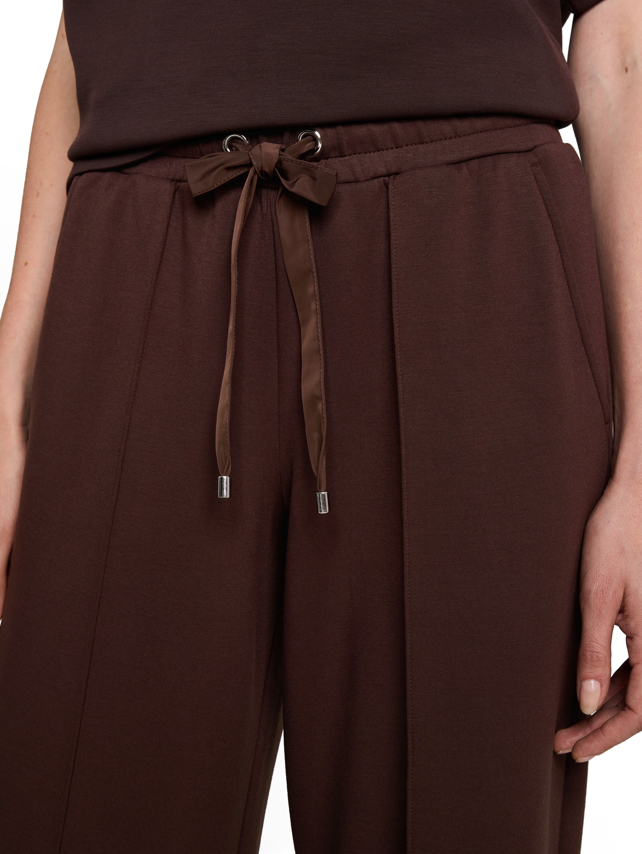 TOM TAILOR Stoffhose »Loose - Straight«  Sommerhose - weites Bein - mit elatsischem Bund