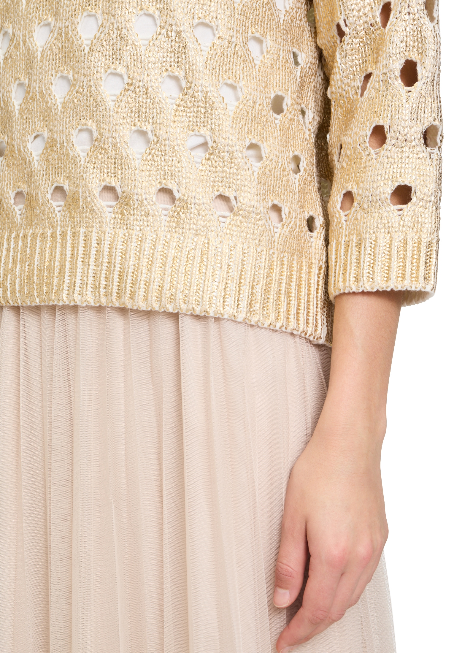 Betty&Co Strickpullover »Strickpullover mit Struktur«