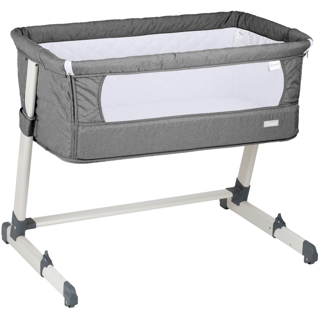 BabyGo Beistellbett »Together, grey«